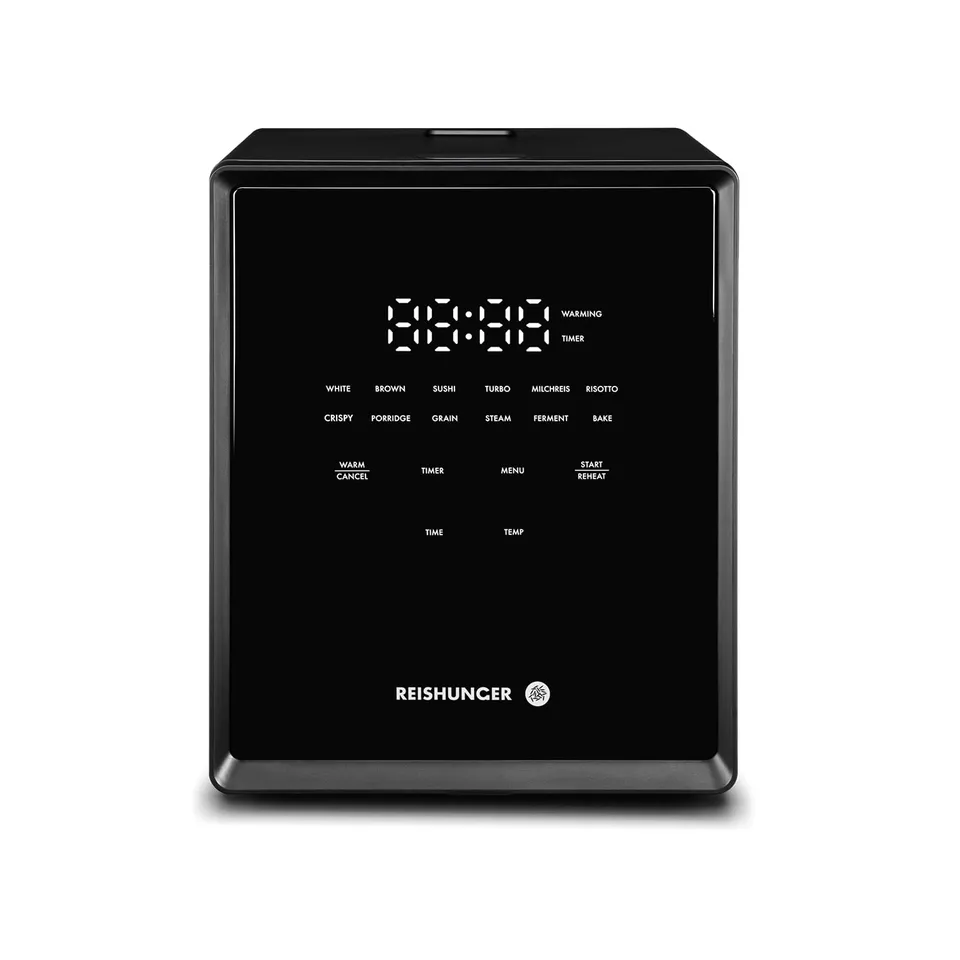 Reishunger Sumi Cuociriso Digitale 3L Nero 12 Programmi