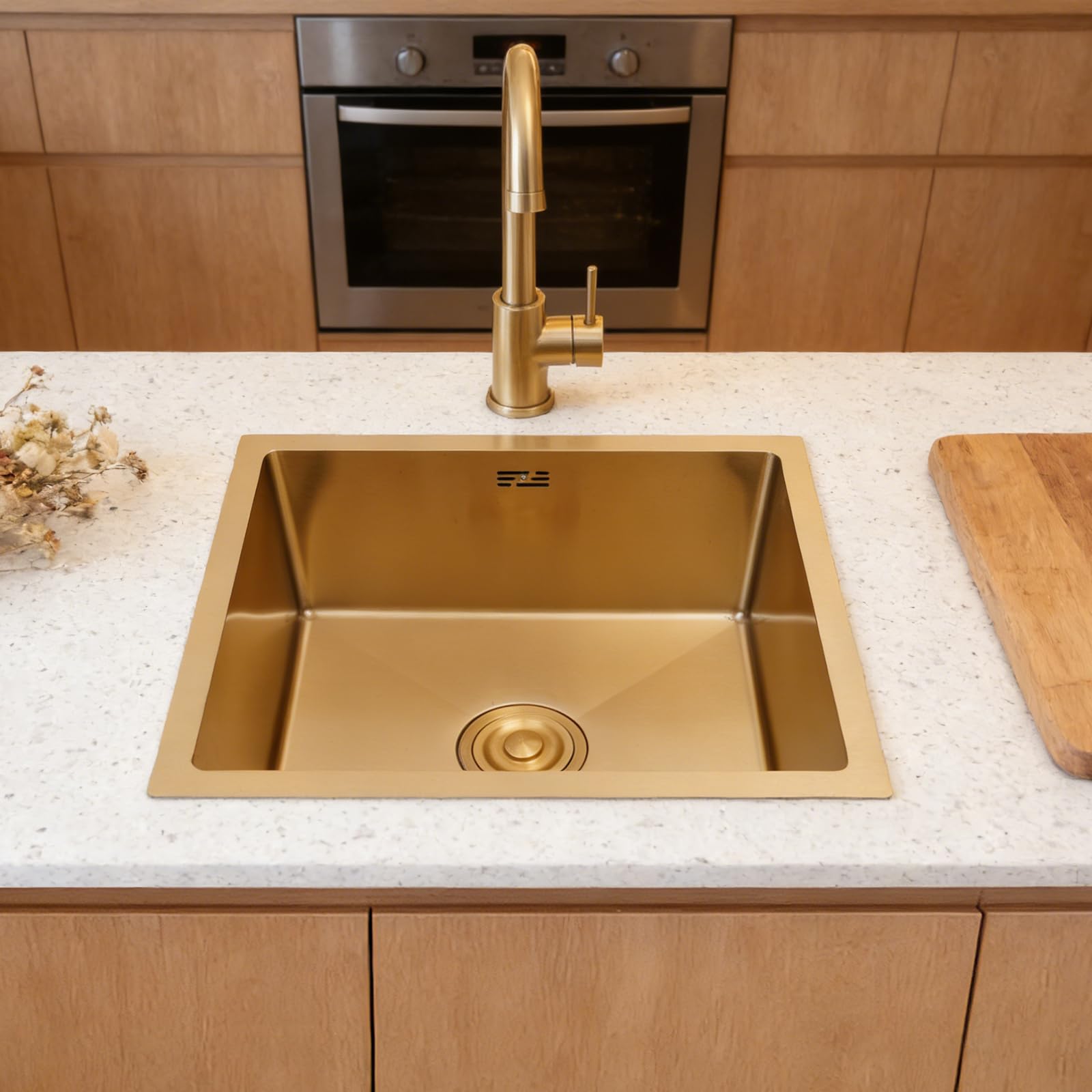 TiryyDrela Lavello Cucina Inox Oro 3L