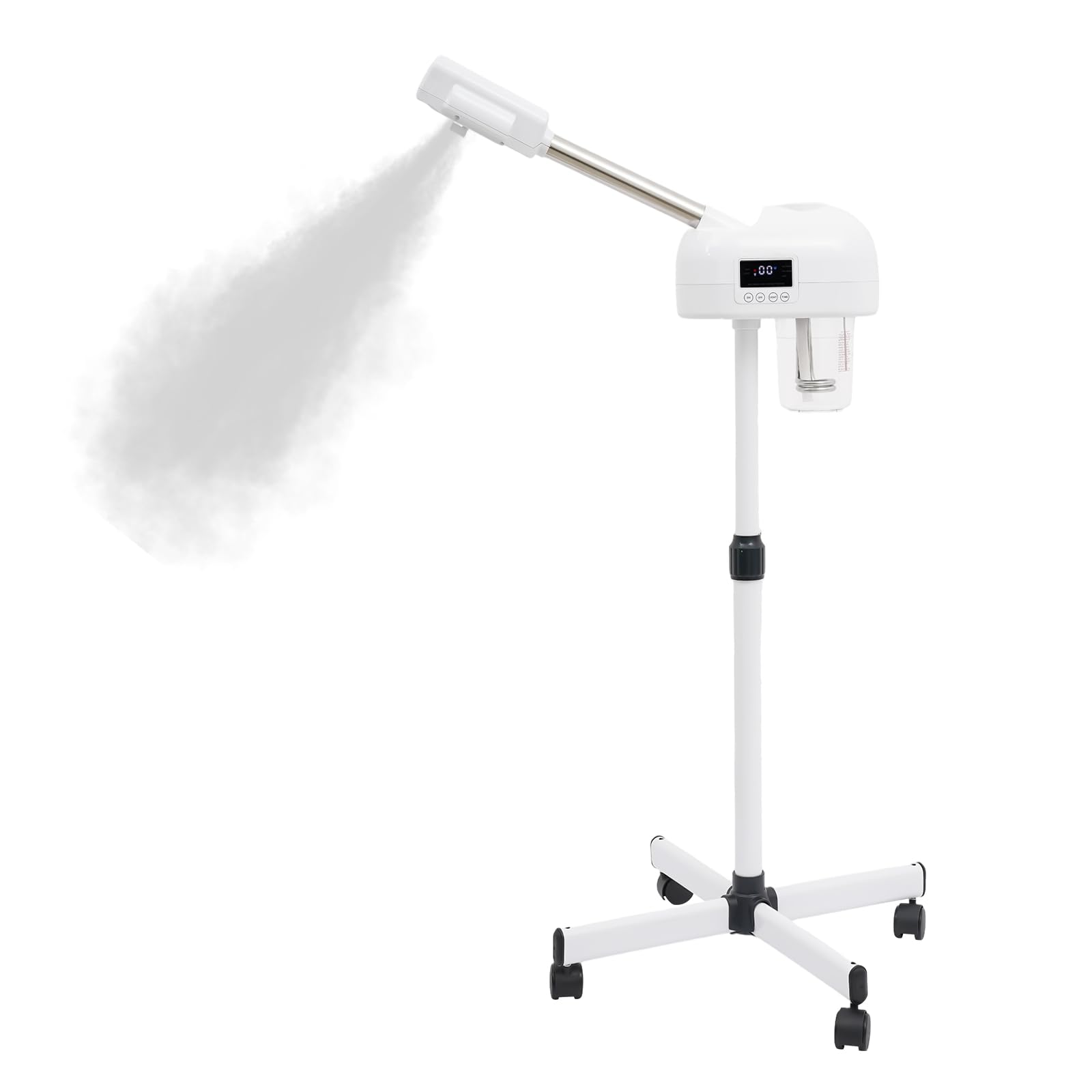 TiryyDrela Vapozone Viso 800W 600ml Altezza 58-68cm Bianco