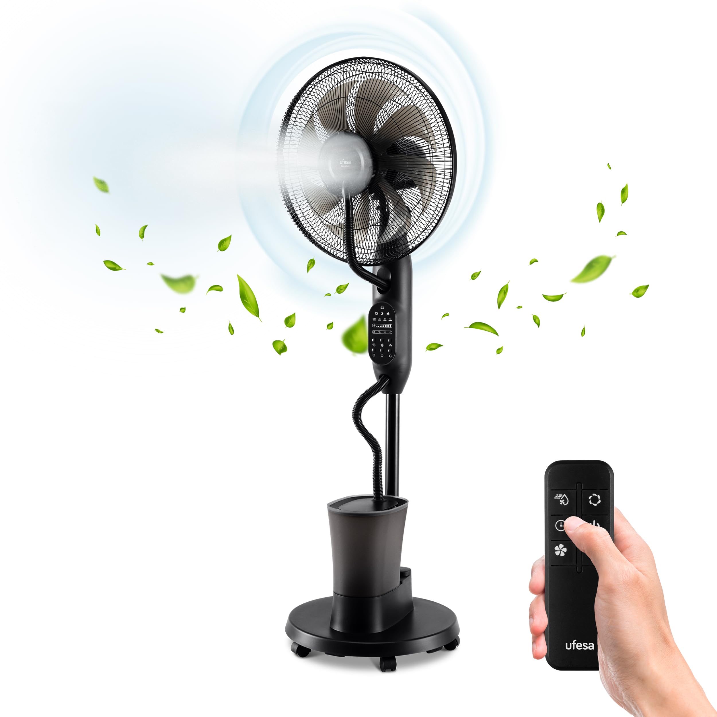 Ufesa Mist Fan VNDC ventilatore nebulizzatore 40 cm 60 W 9 velocita