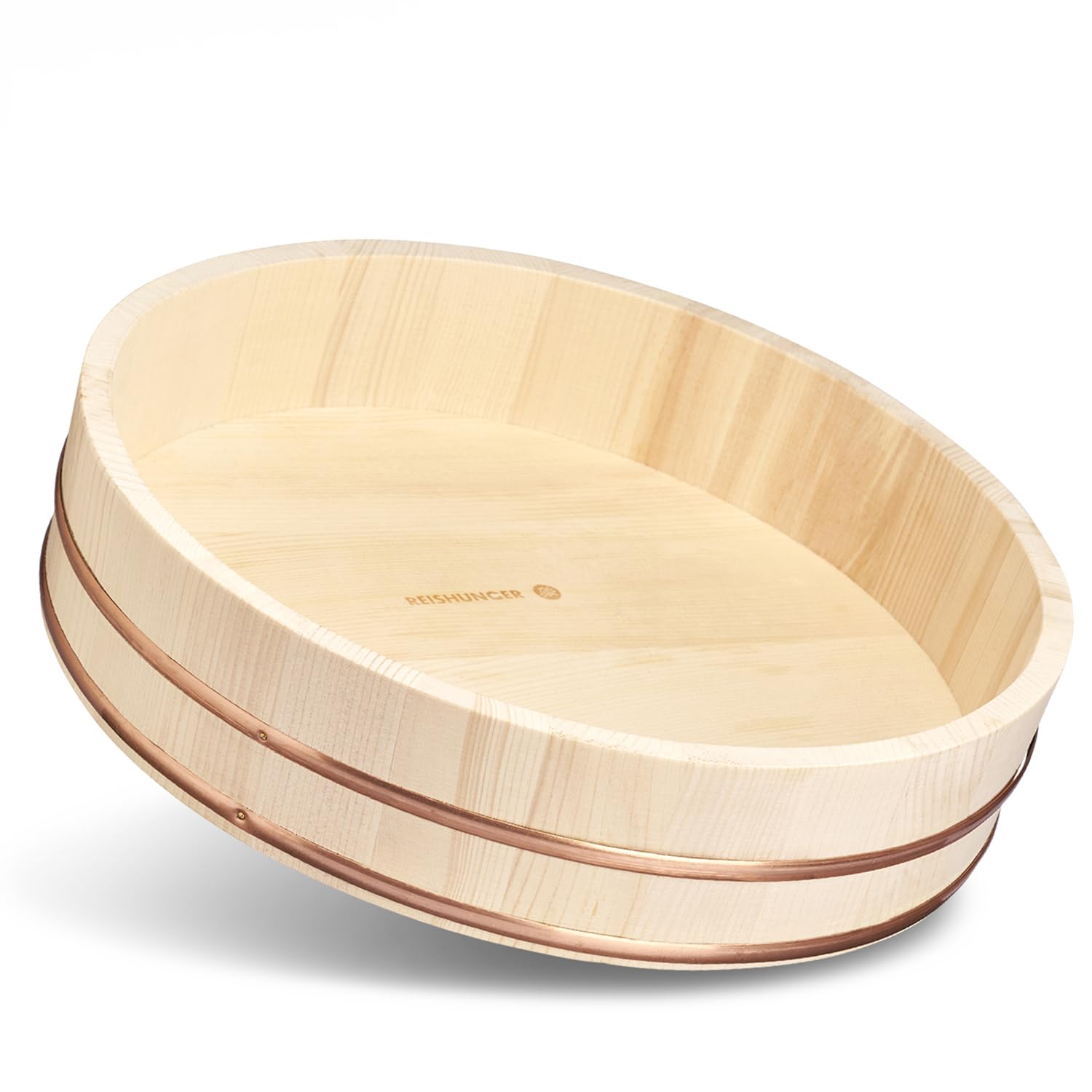 Reishunger Hangiri Ciotola Legno Sushi 30 cm