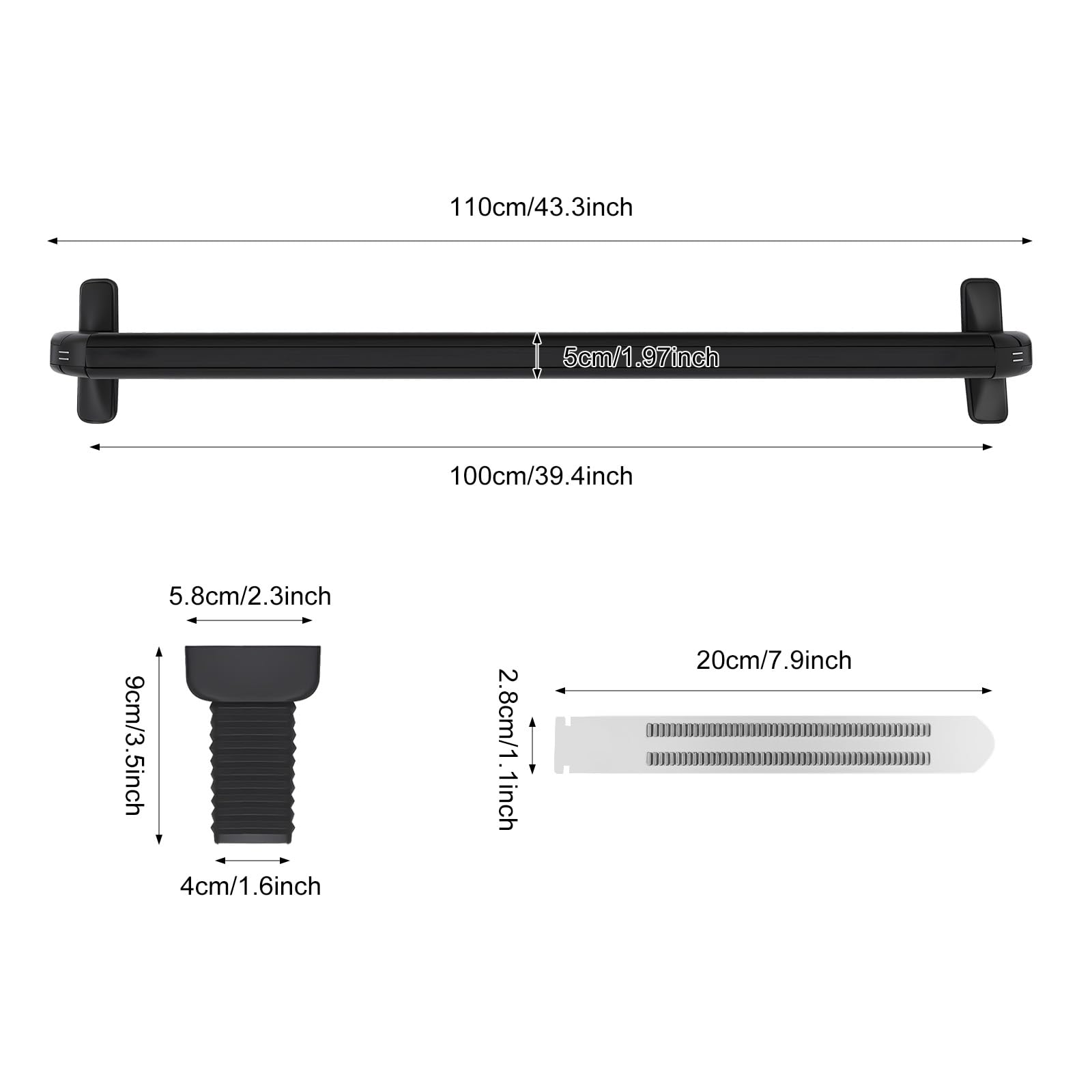 TiryyDrela Barre Portatutto Auto Alluminio 1m 75kg