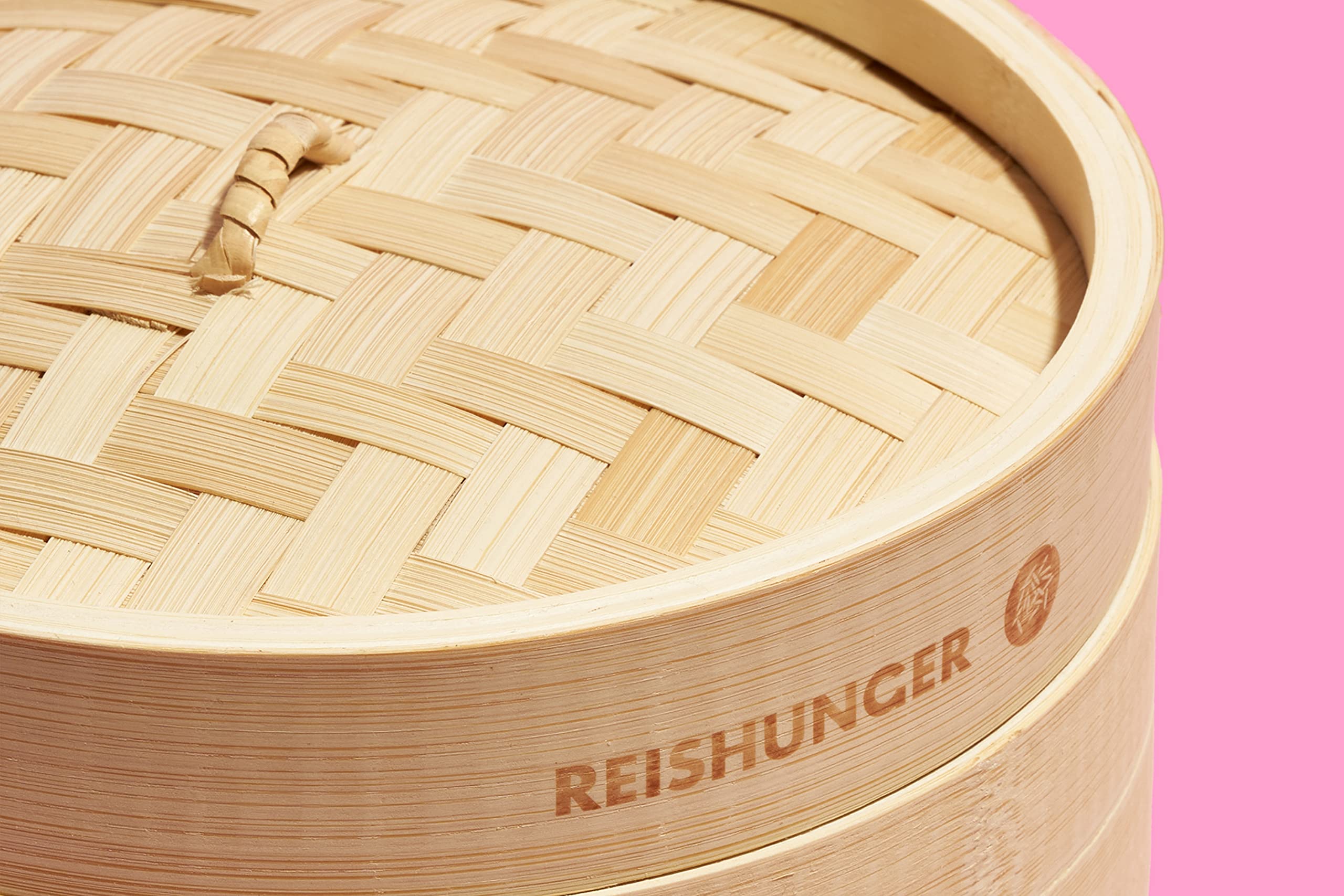 Reishunger vaporiera bambù 20 cm 2 piani per riso e dim sum