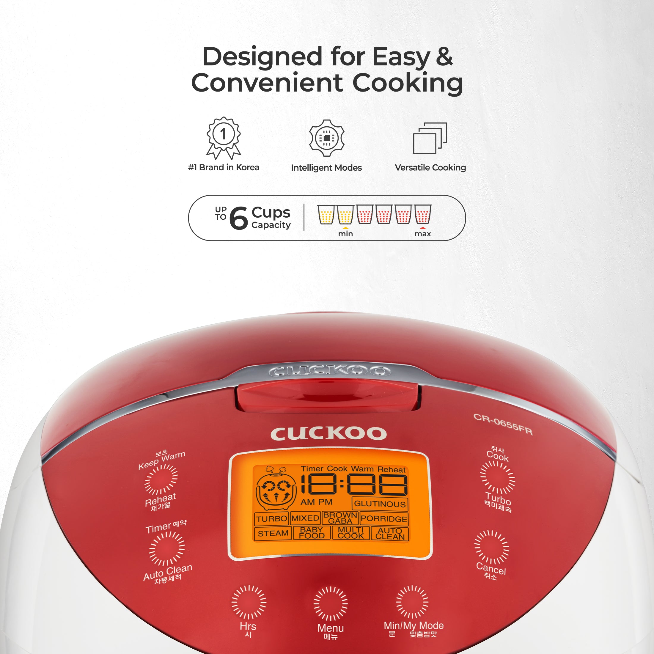CUCKOO CR-0655F cuociriso micom 6 tazze ricondizionato