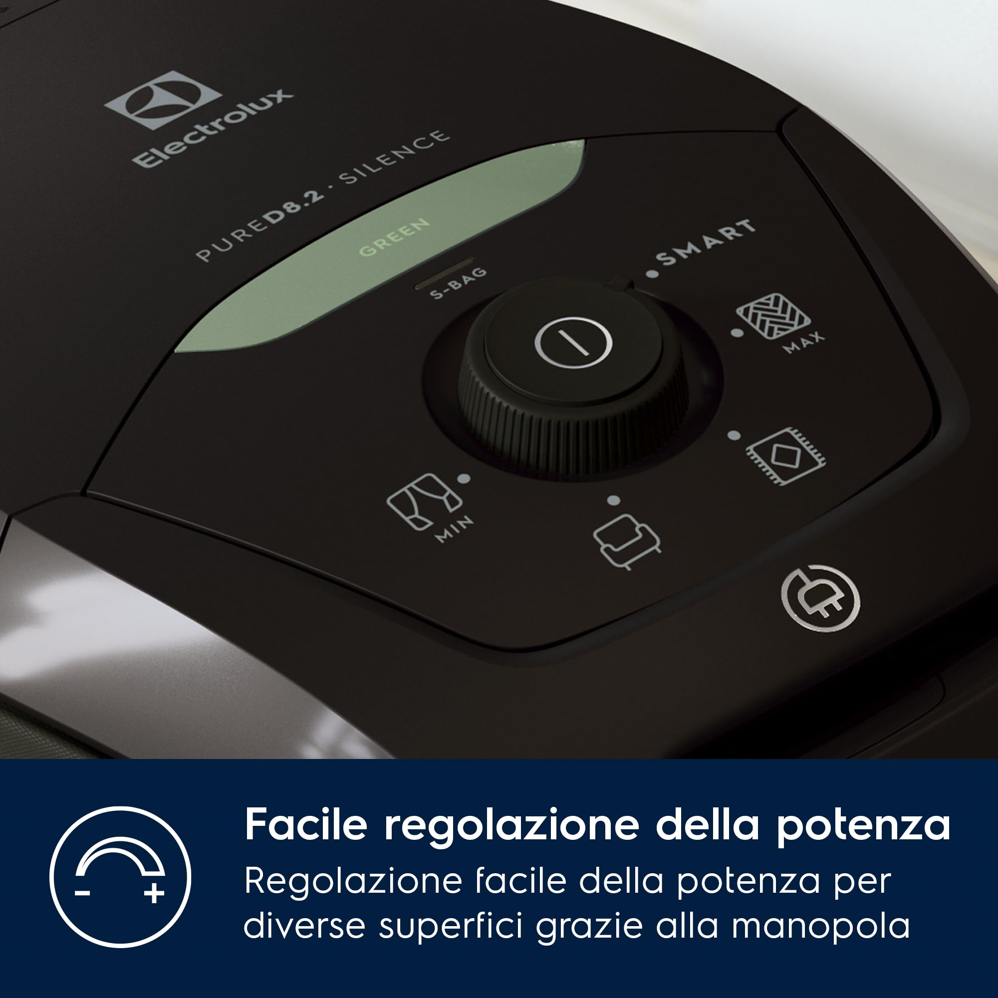 Electrolux Pure D8.2 PD82 aspirapolvere con sacco nero 3,5 L