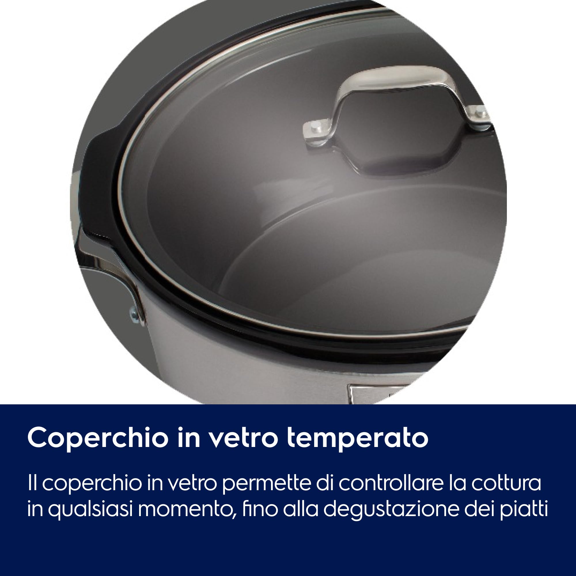 Electrolux ESC7400 slow cooker 6,6 L inox 6 programmi