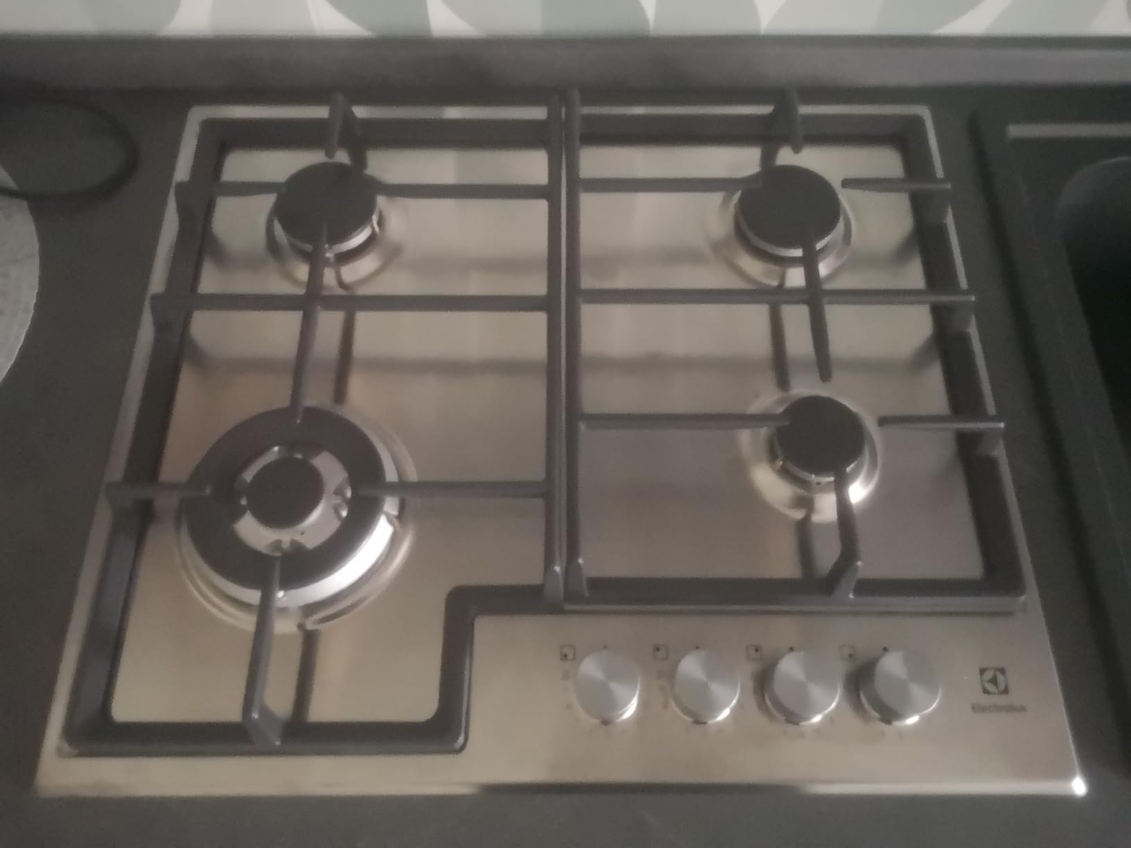 Electrolux EGS64362X piano cottura gas 4 fuochi 60 cm inox