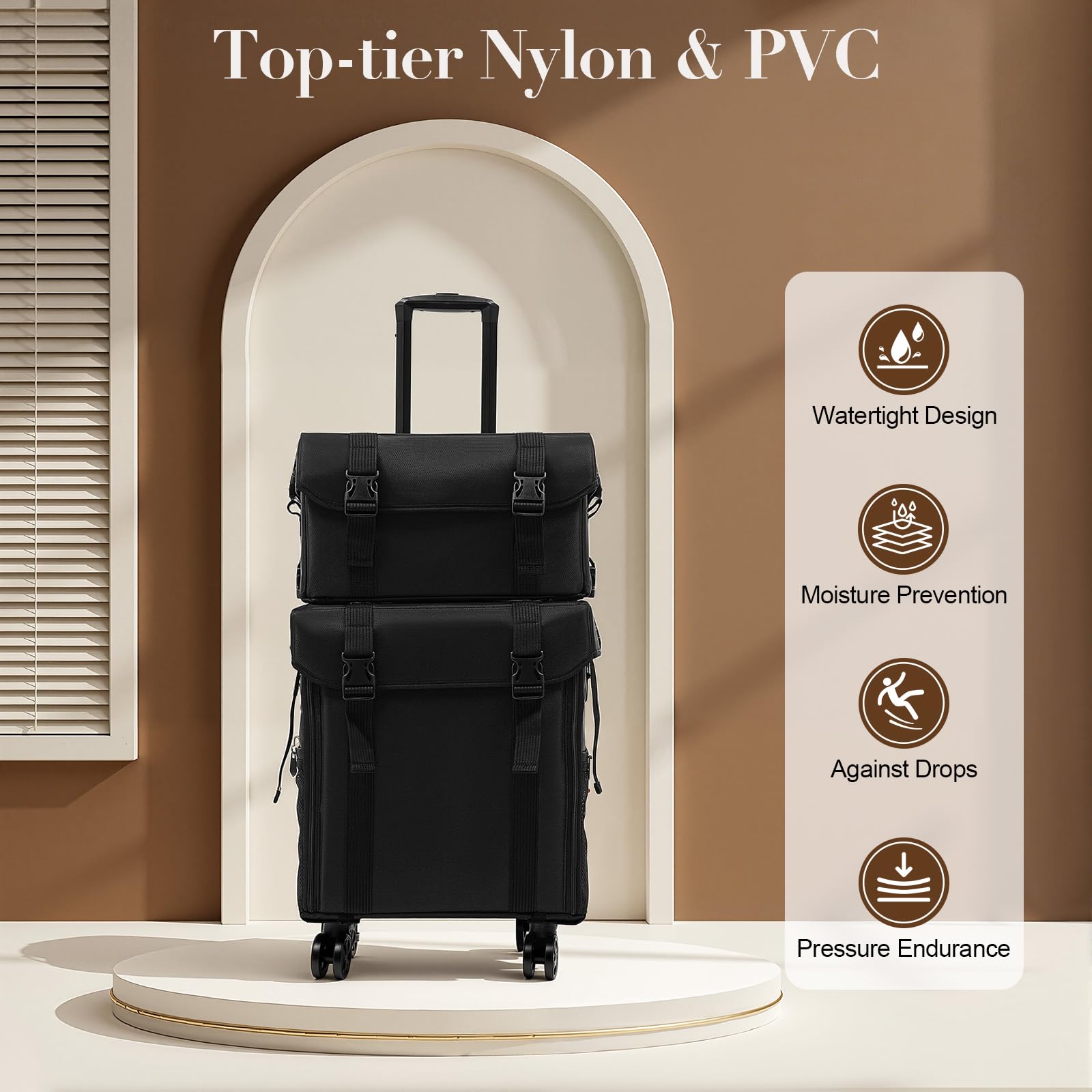 TiryyDrela Valigetta Trucco Trolley 8 Cassetti