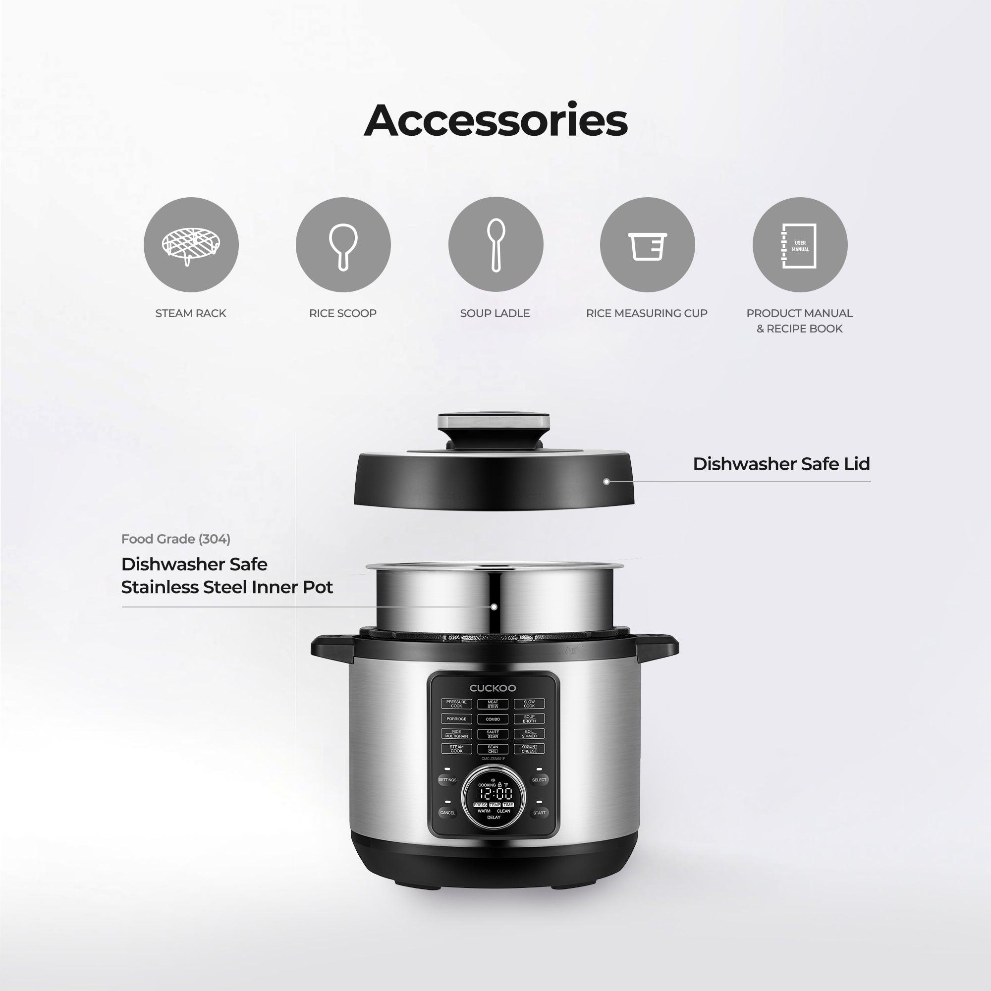Cuckoo CMC-ZSN601F multicooker 5,7L acciaio pressione