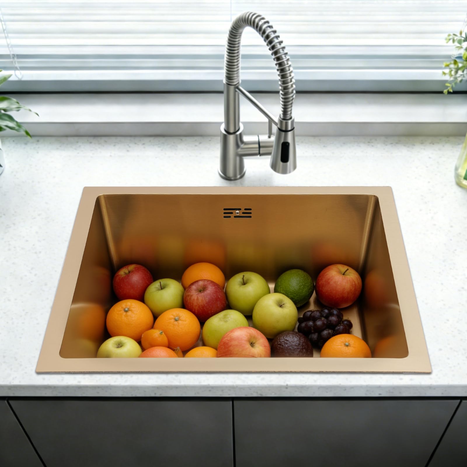 TiryyDrela Lavello Cucina Inox Oro 3L