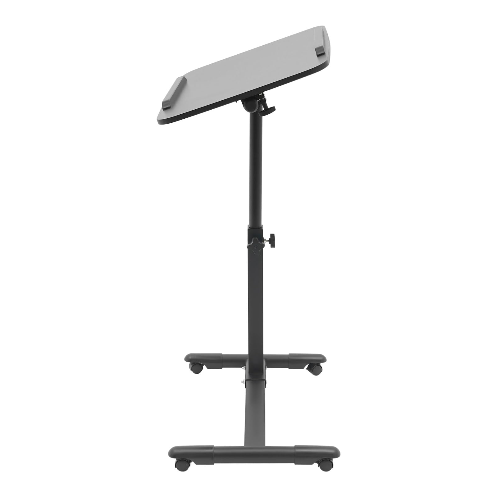 TiryyDrela tavolino regolabile nero con ruote 60x40 cm