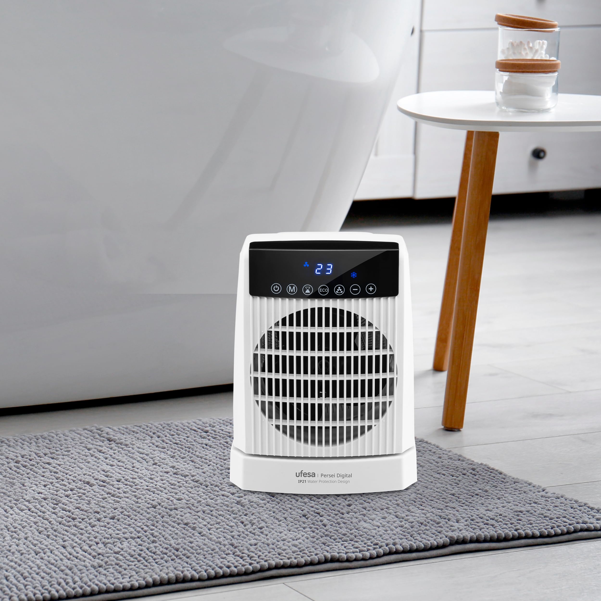 Ufesa Persei termoventilatore elettrico 2000 W IP21 oscillante