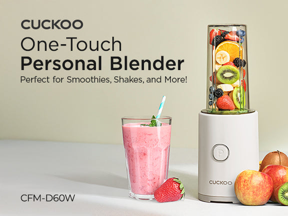 CUCKOO One-Touch CFM-D60W frullatore 500ml con 2 contenitori