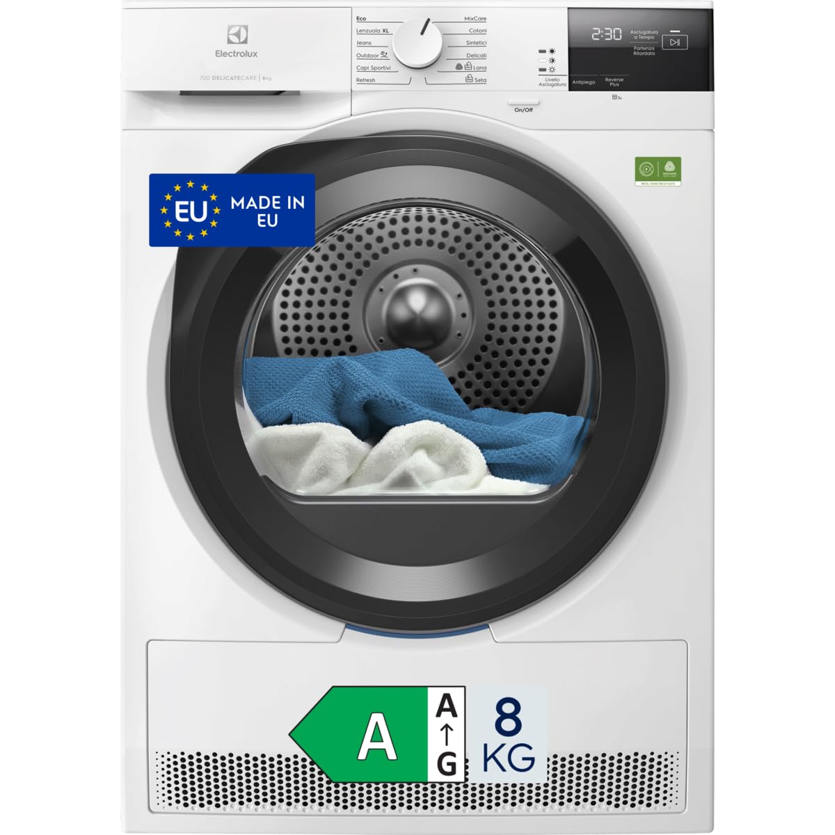 Electrolux Serie 600 EW6HCH19G asciugatrice 9kg pompa calore