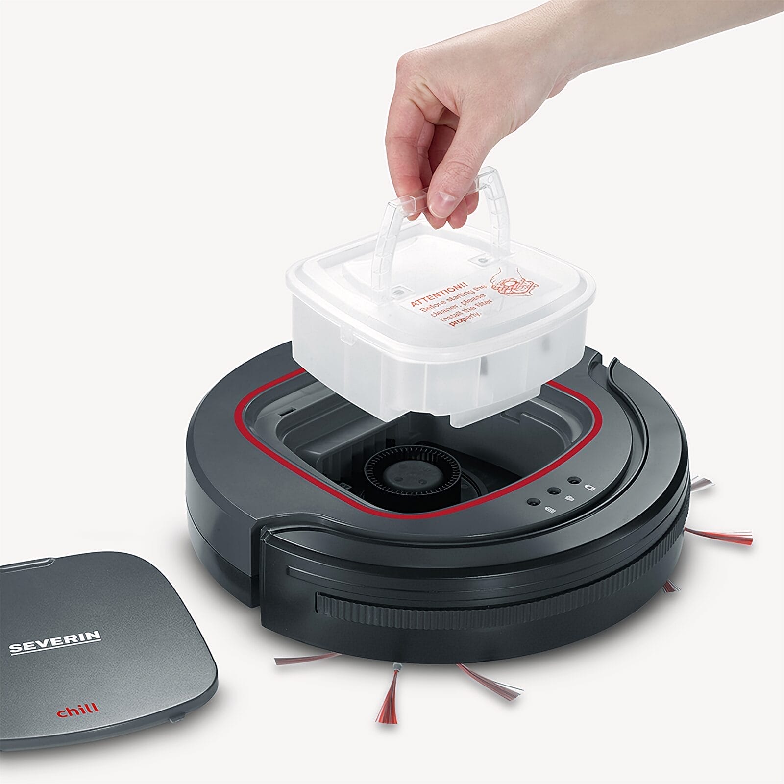 Severin Chill Robot Aspirapolvere 7 cm silenzioso