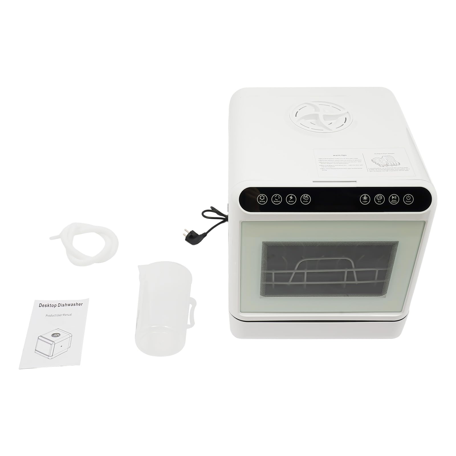 TiryyDrela Mini lavastoviglie da tavolo 4-6 coperti 72°C