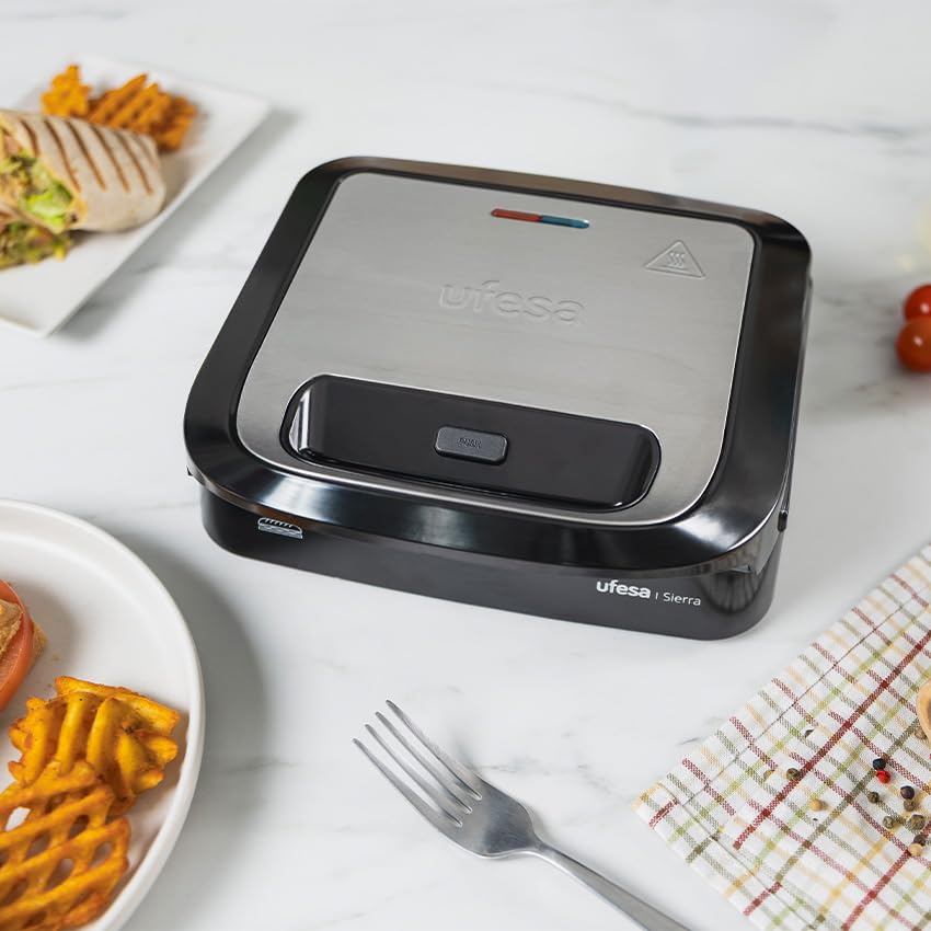 Ufesa Sierra Compact sandwichiera grill inox 750W