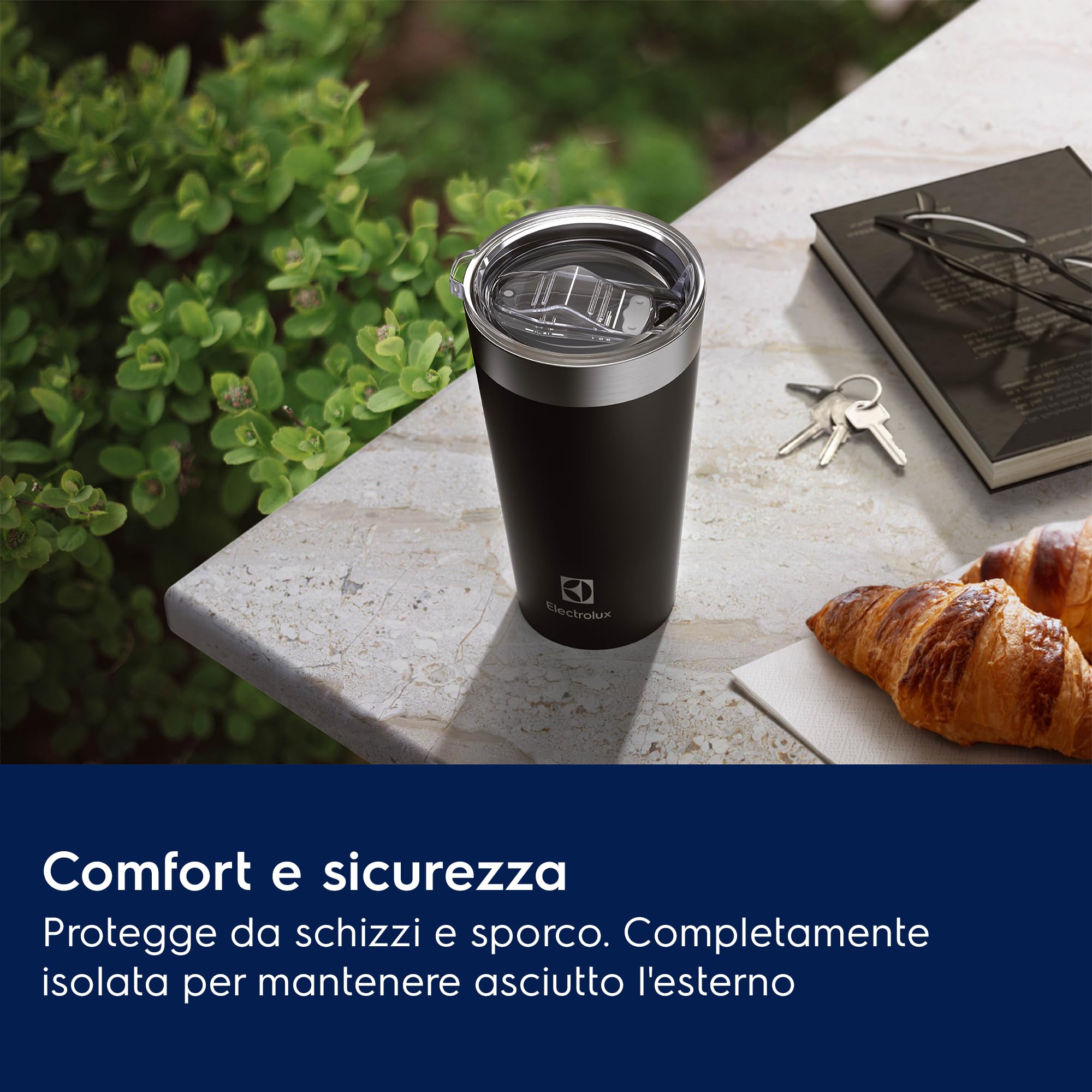 Electrolux ETHC02 tazza termica 560 ml grigio granito