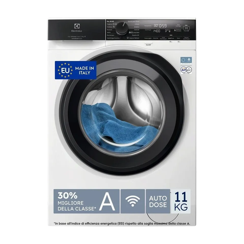 Electrolux SteamCare 700 EW7F411QY lavatrice 11 kg wifi