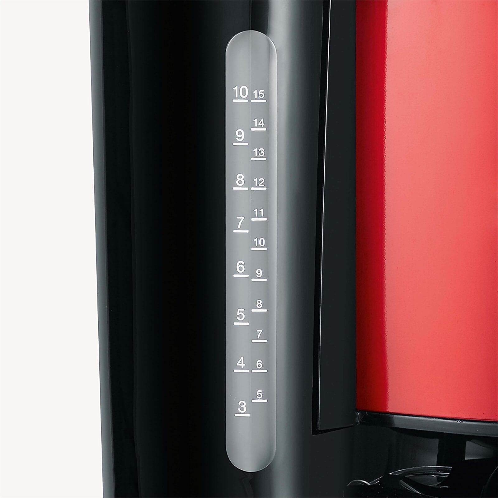 SEVO macchina caffe filtro 10 tazze rosso inox
