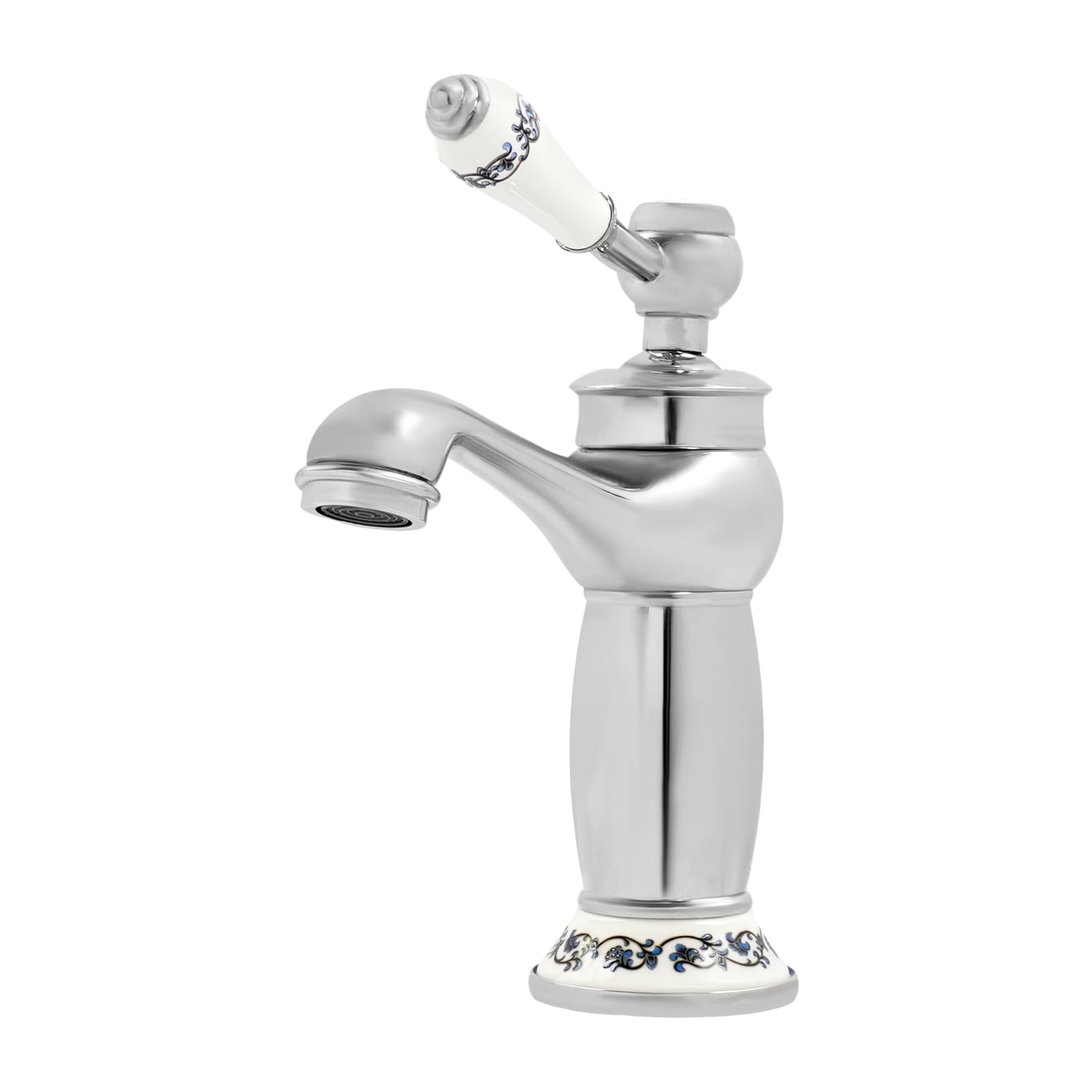 TiryyDrela Rubinetto Bagno Retro Rame Cromato Monoforo