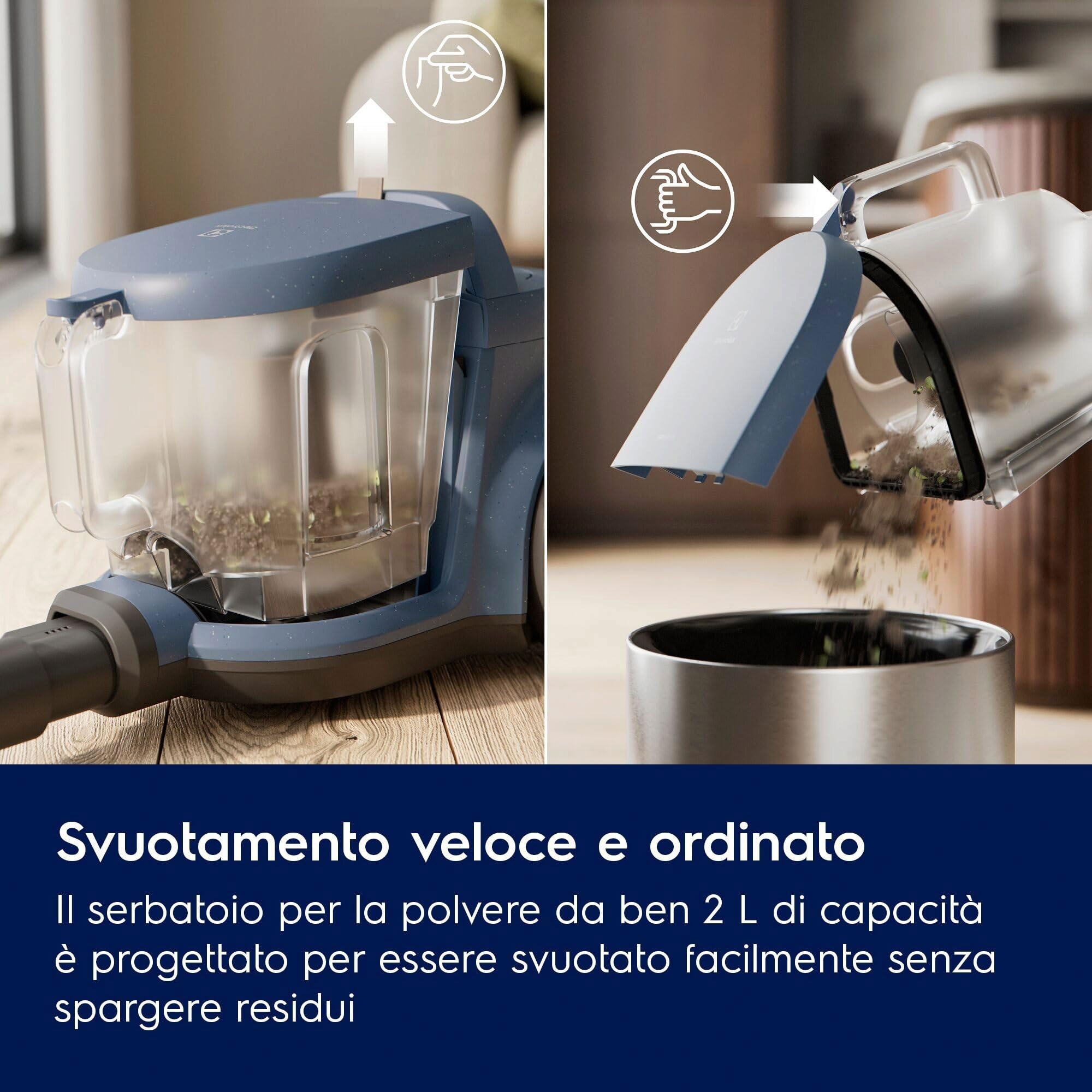 Electrolux Animal 500 EL51A2UG aspirapolvere senza sacco grigio