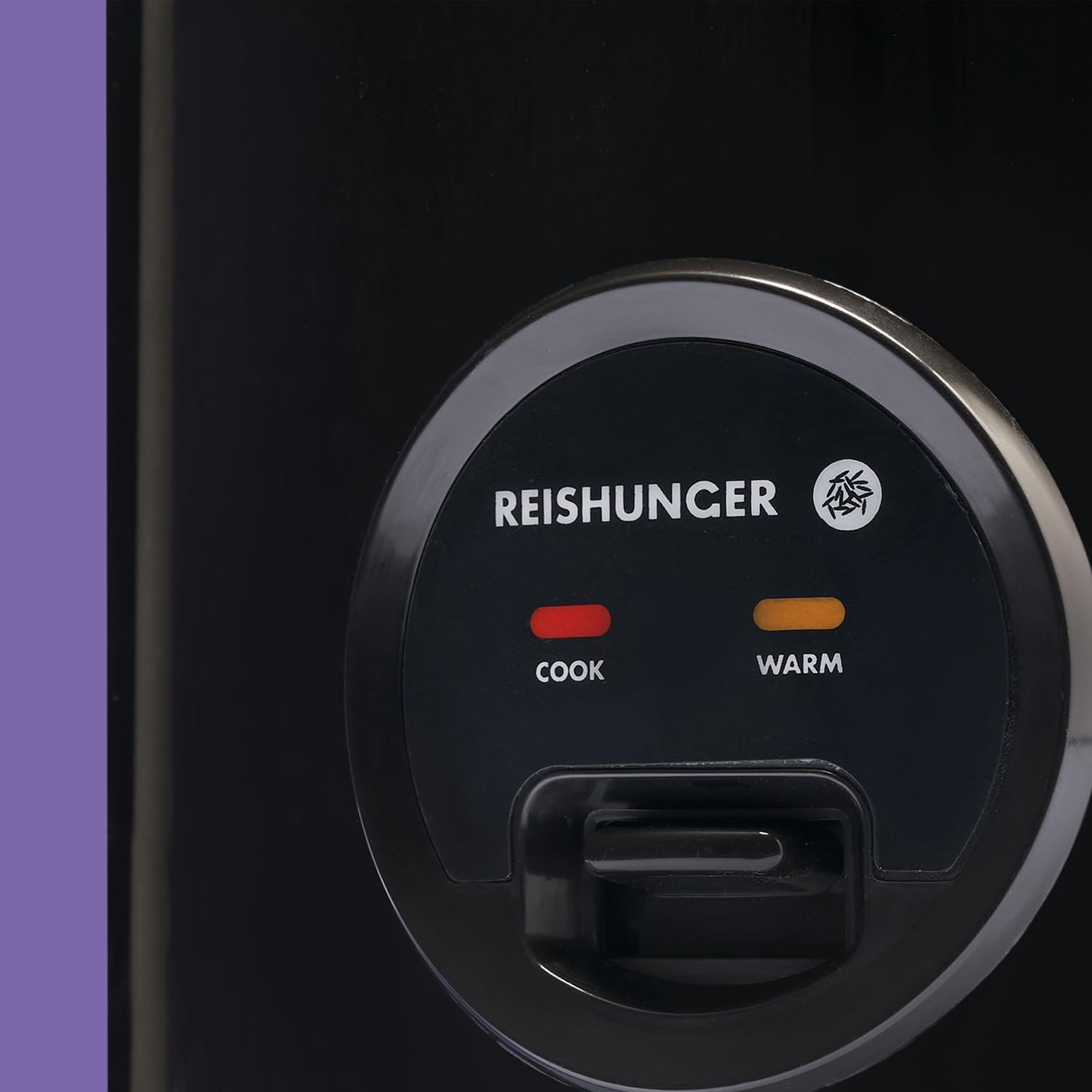 Reishunger cuociriso elettrico nero 1,2 L 6 persone antiaderente