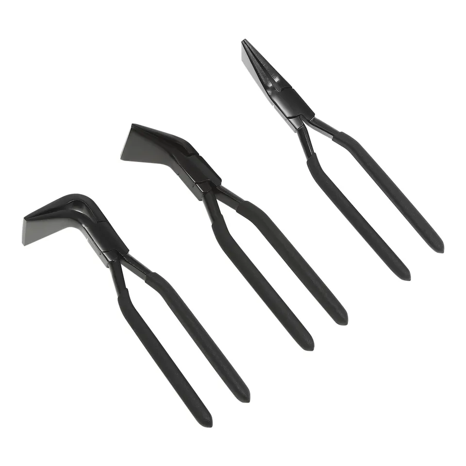 TiryyDrela Pinze per Lamiera 0° 45° 90° Set 3 Pezzi Acciaio