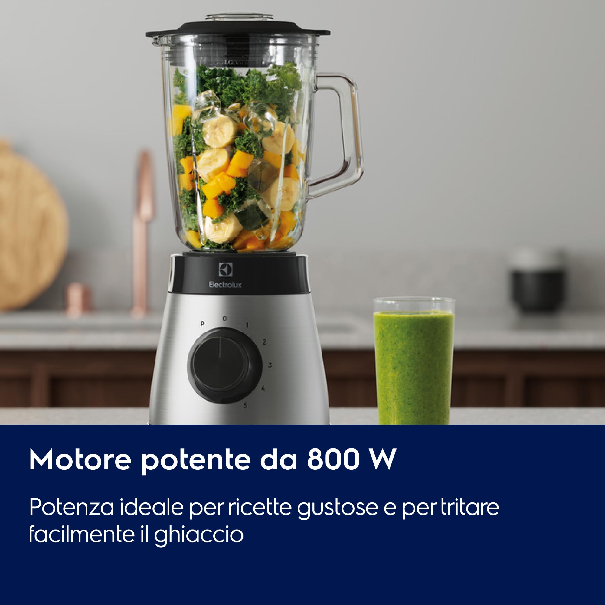 Electrolux E4TB1-6ST frullatore da tavolo 1,5 L grigio 800 W