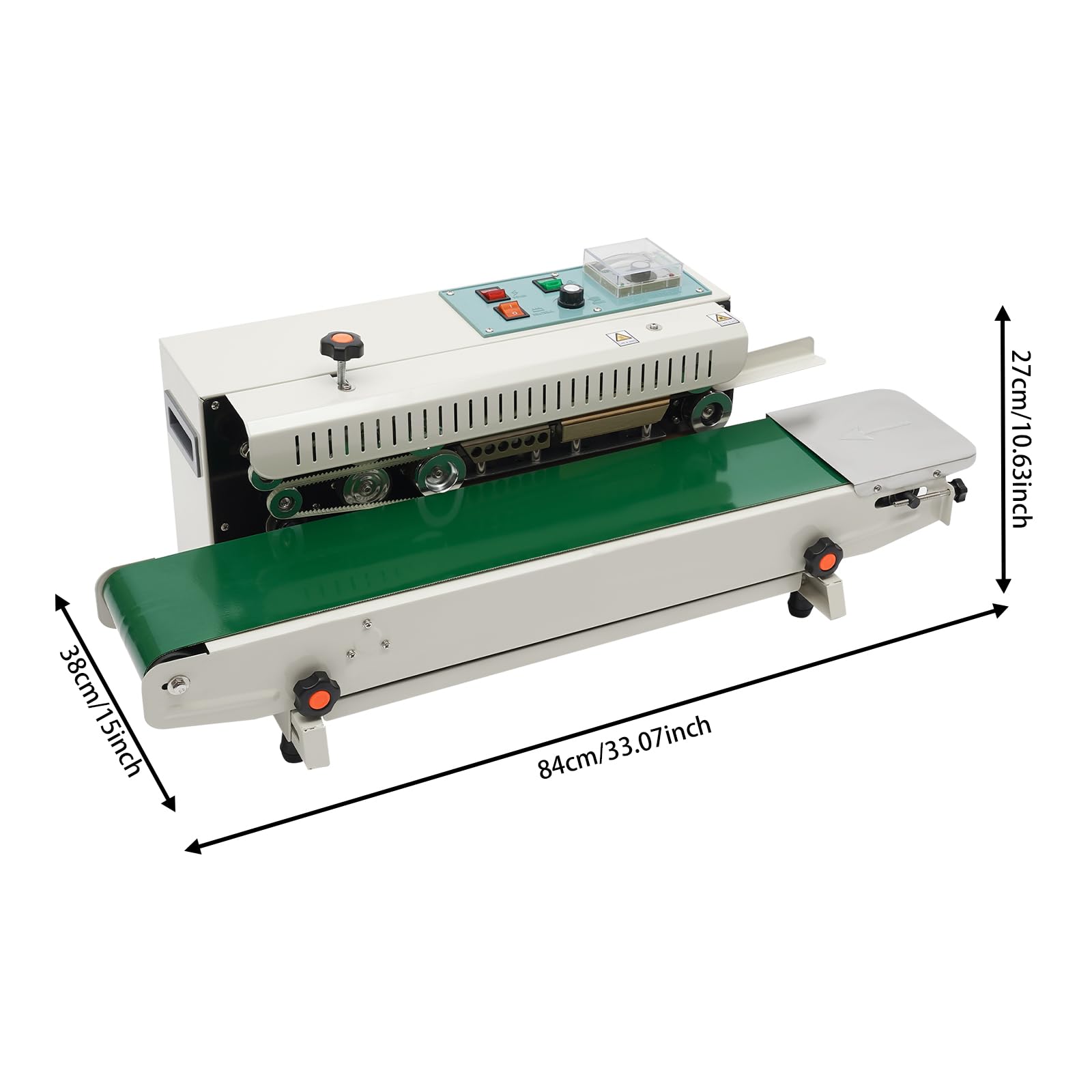 TiryyDrela Sigillatrice Sacchetti Continua 500W 12 m/min