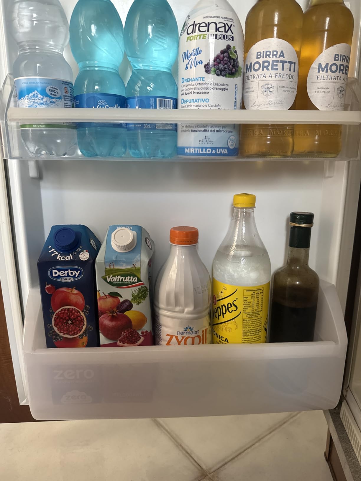 Electrolux Balconcino Frigo Porta Bottiglie 43,5 cm Plastica