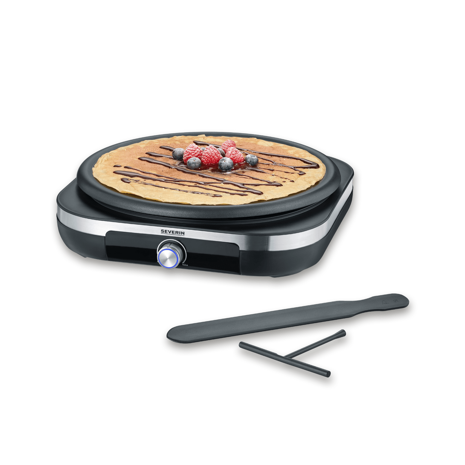 SEVO Crepes Maker Piastra Antiaderente XXL