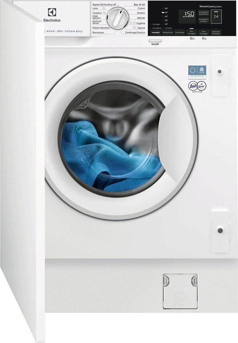 Electrolux PerfectCare 700 EW7W84BDBI Lavasciuga 8/4 kg