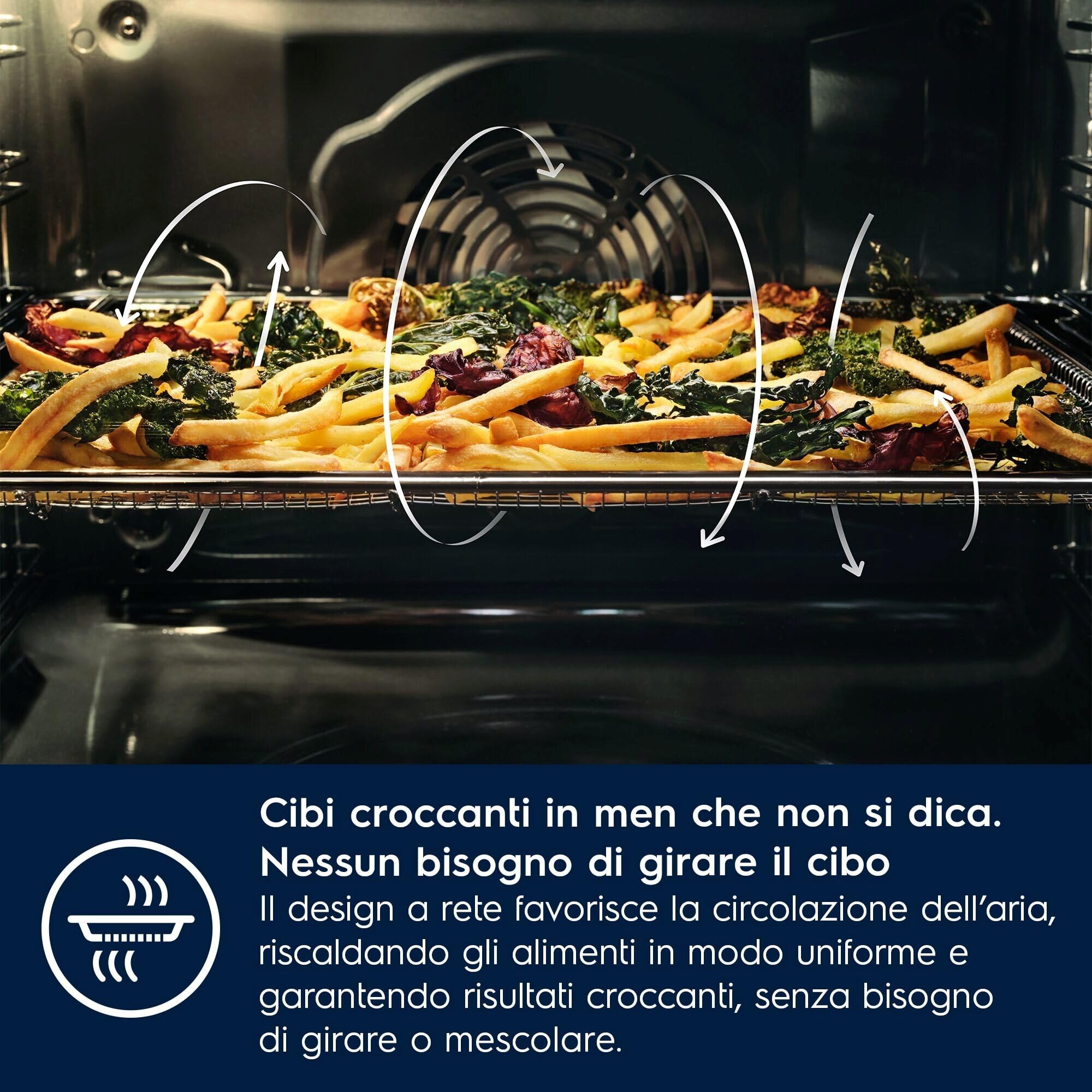 Electrolux E9OOAFWM teglia forata AirFry forni XXL