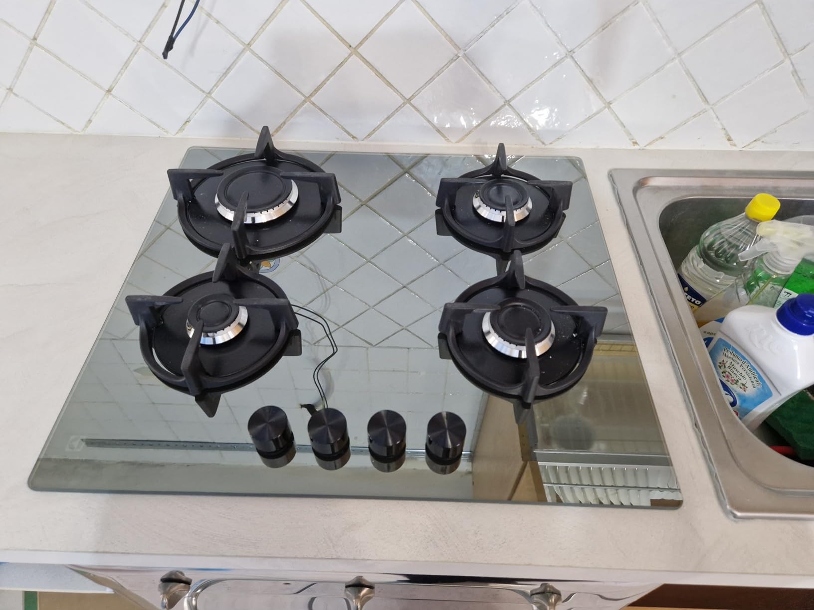 Electrolux Serie 600 EGG64272M piano cottura gas 60 cm 4 fuochi