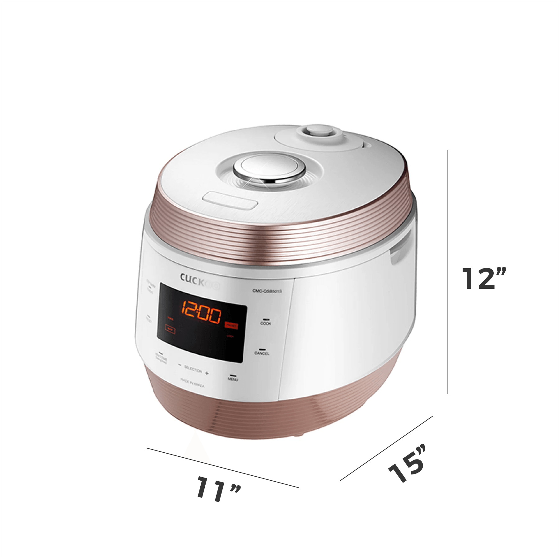 Cuckoo CMC-QSB501S multicooker 5 qt pressione