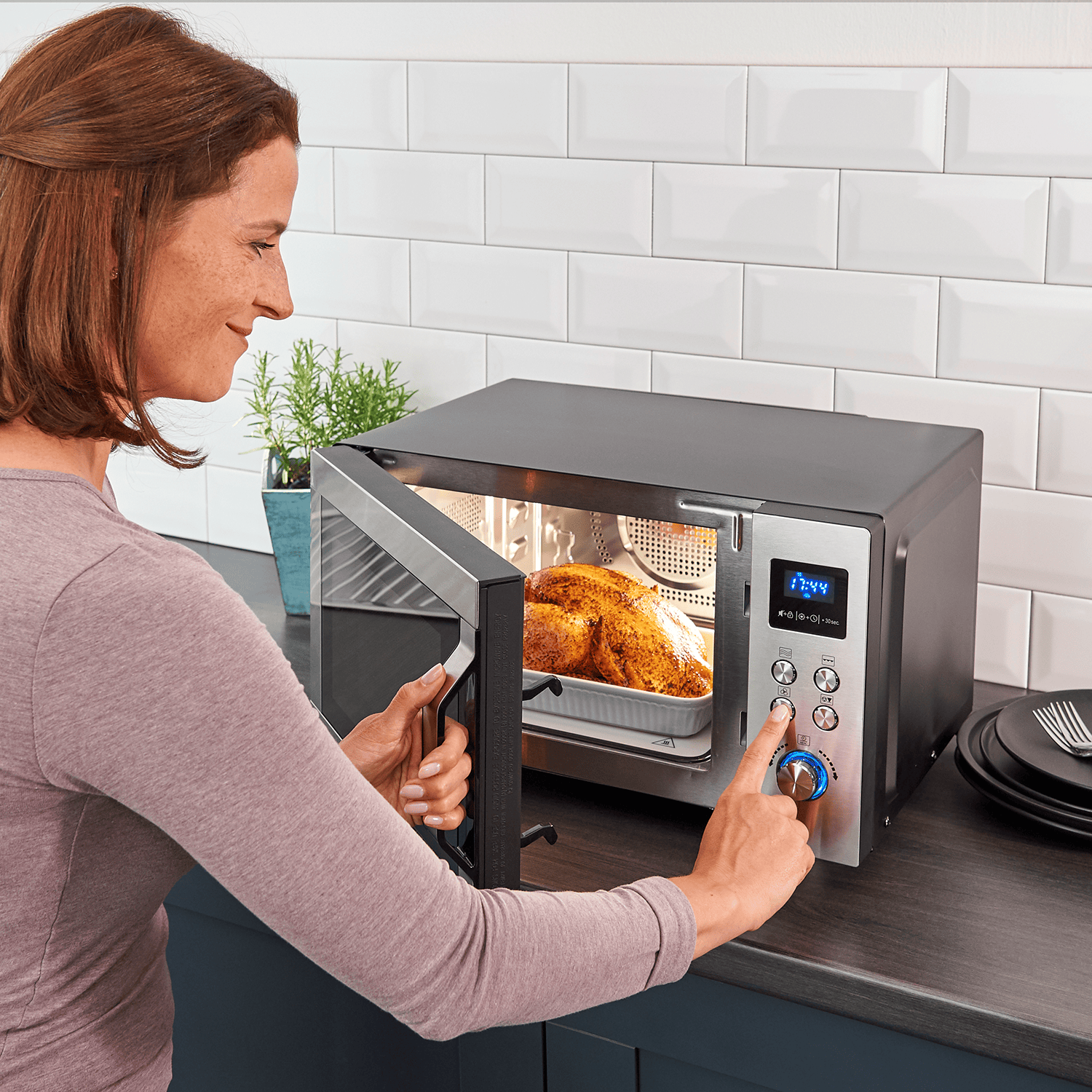 SEVO MW 7758 microonde combinato 3 in 1 senza piatto