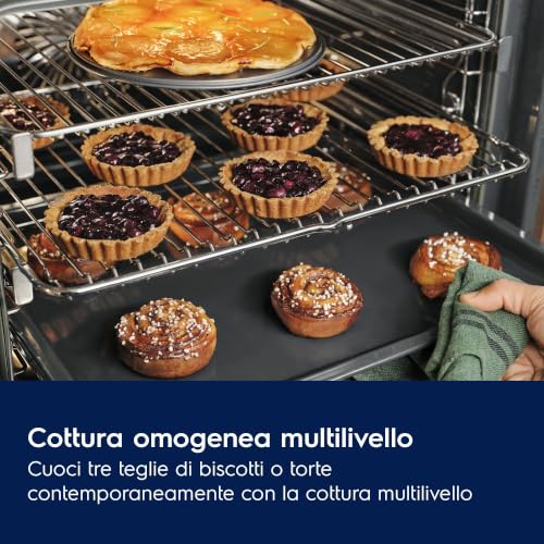 Electrolux LOP6S46X2 Forno Incasso 72 L Pirolitico Nero