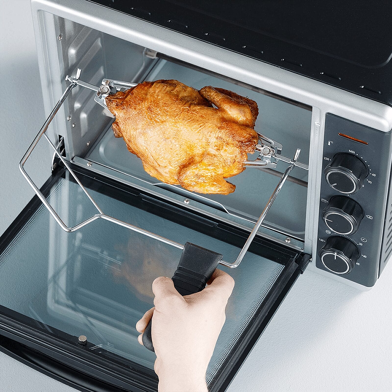 SEVO Horno Tostador fornetto elettrico con girarrosto