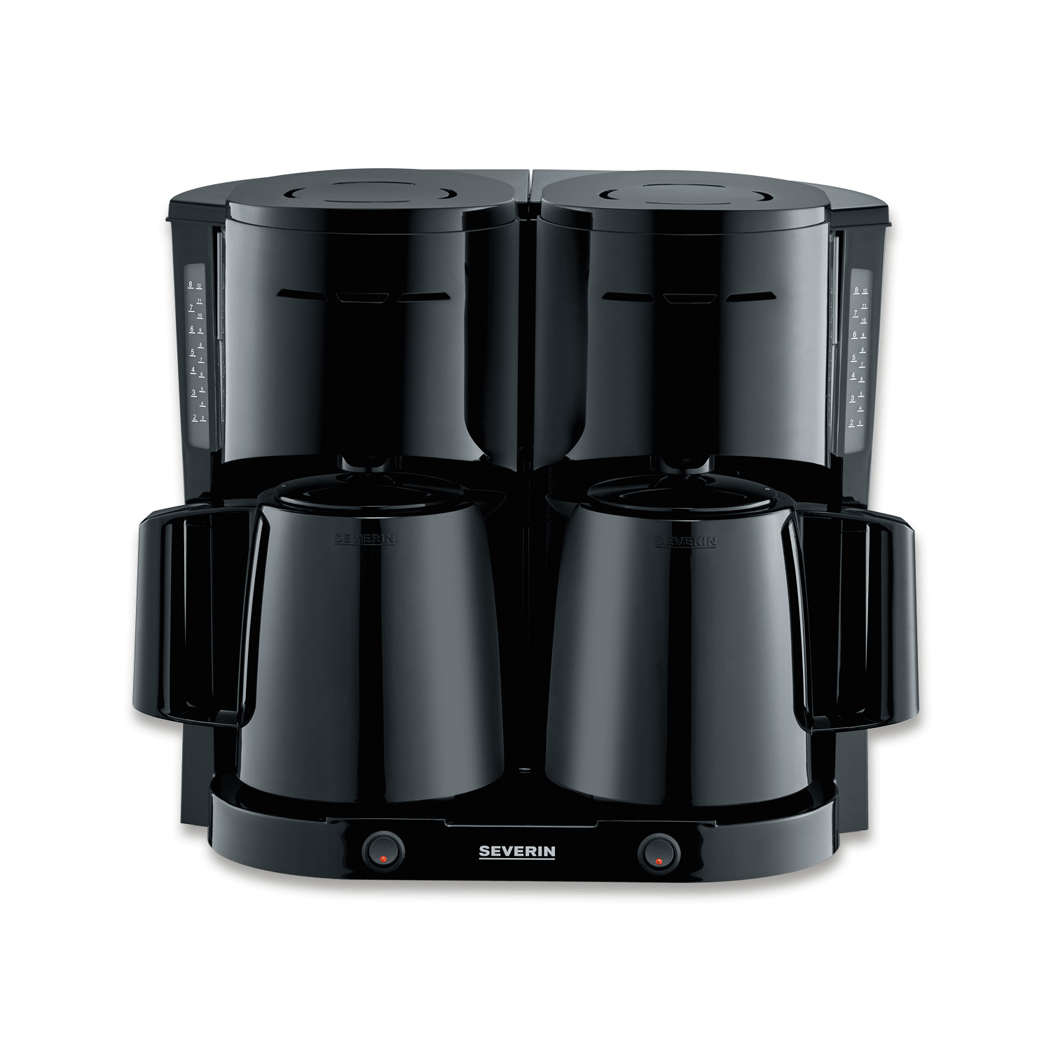 SEVERIN Duo Macchina Caffè Filtro con 2 Caraffe Termiche 16 Tazze