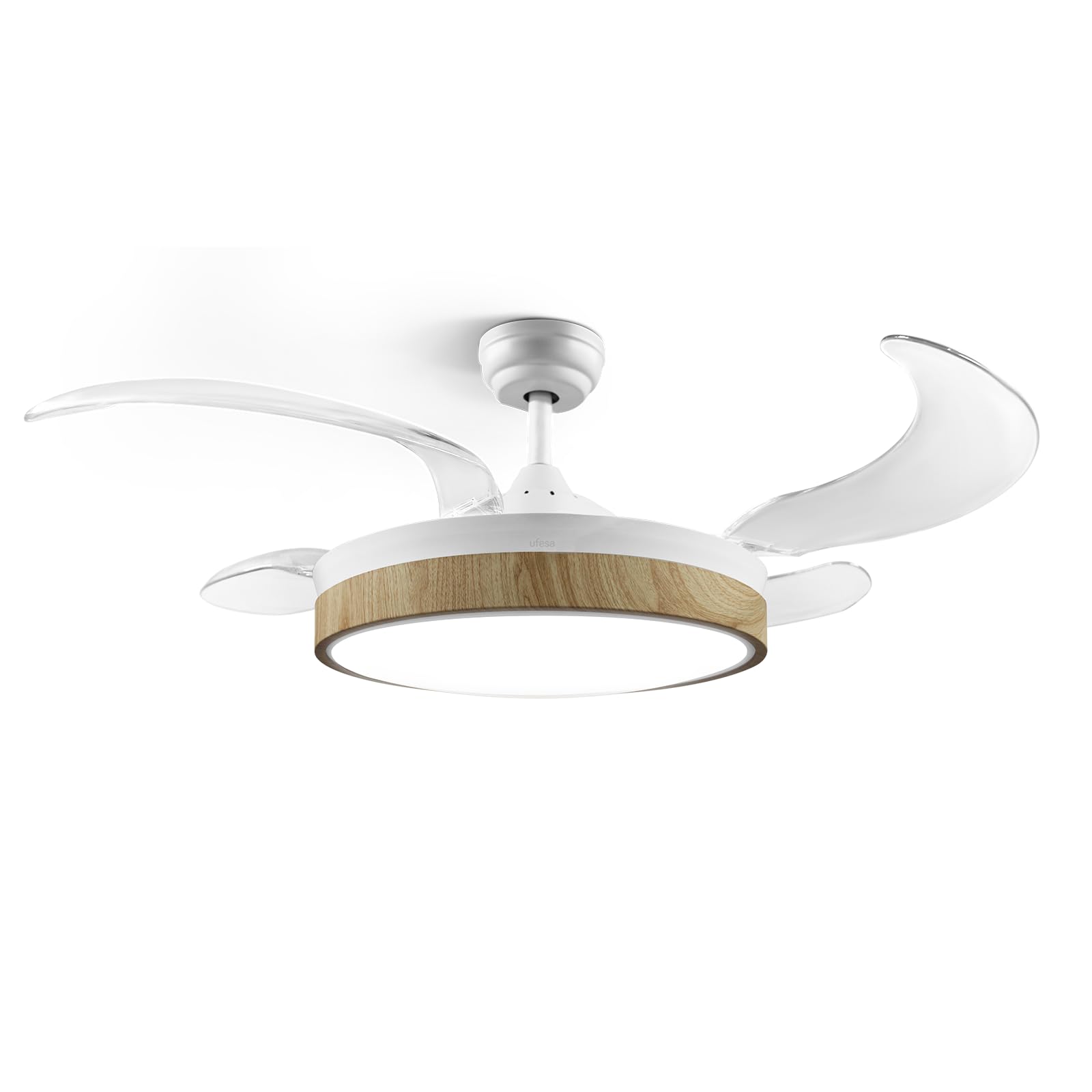 Ufesa Seoul Ventilatore da Soffitto Bianco/Legno 106 cm DC