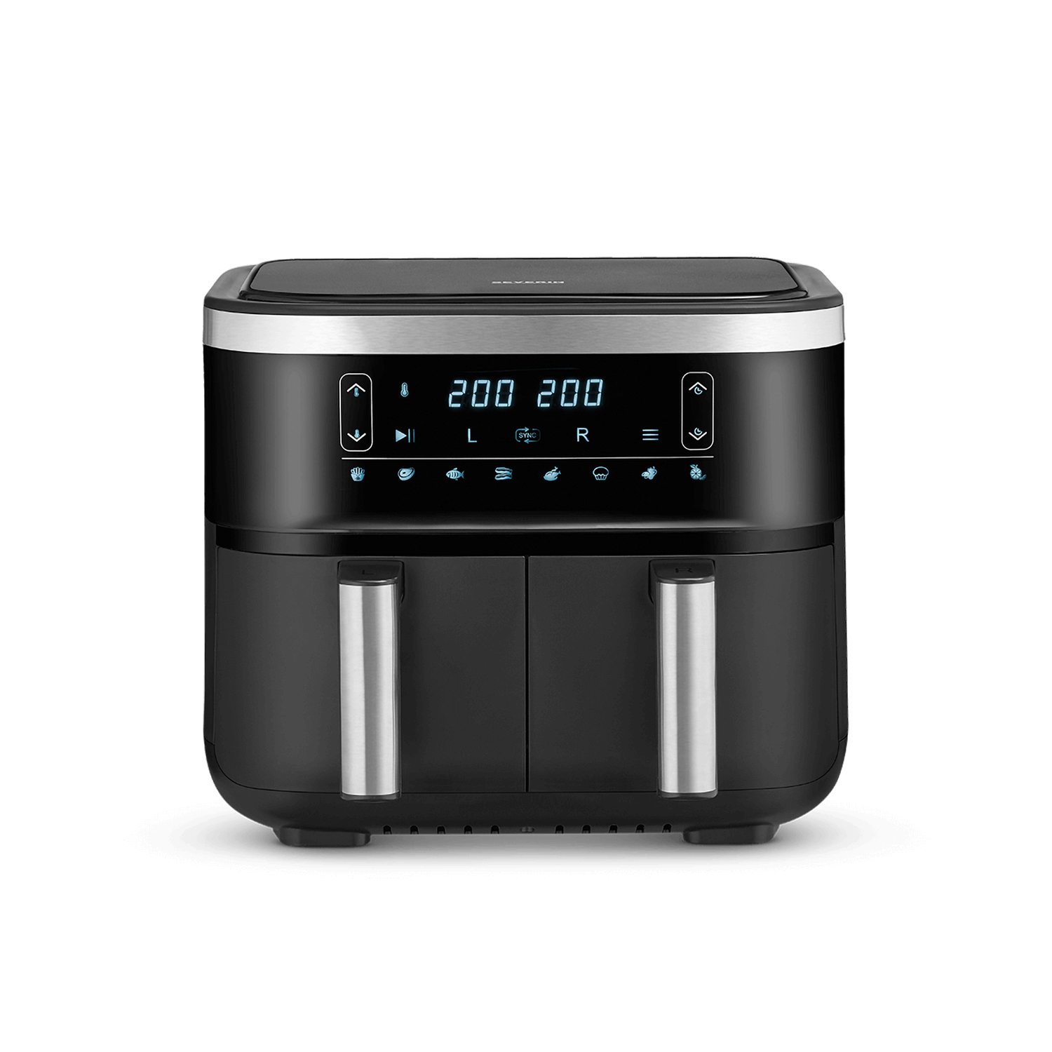 SEVO FR 2453 Doppia Friggitrice ad Aria 2x3,25L