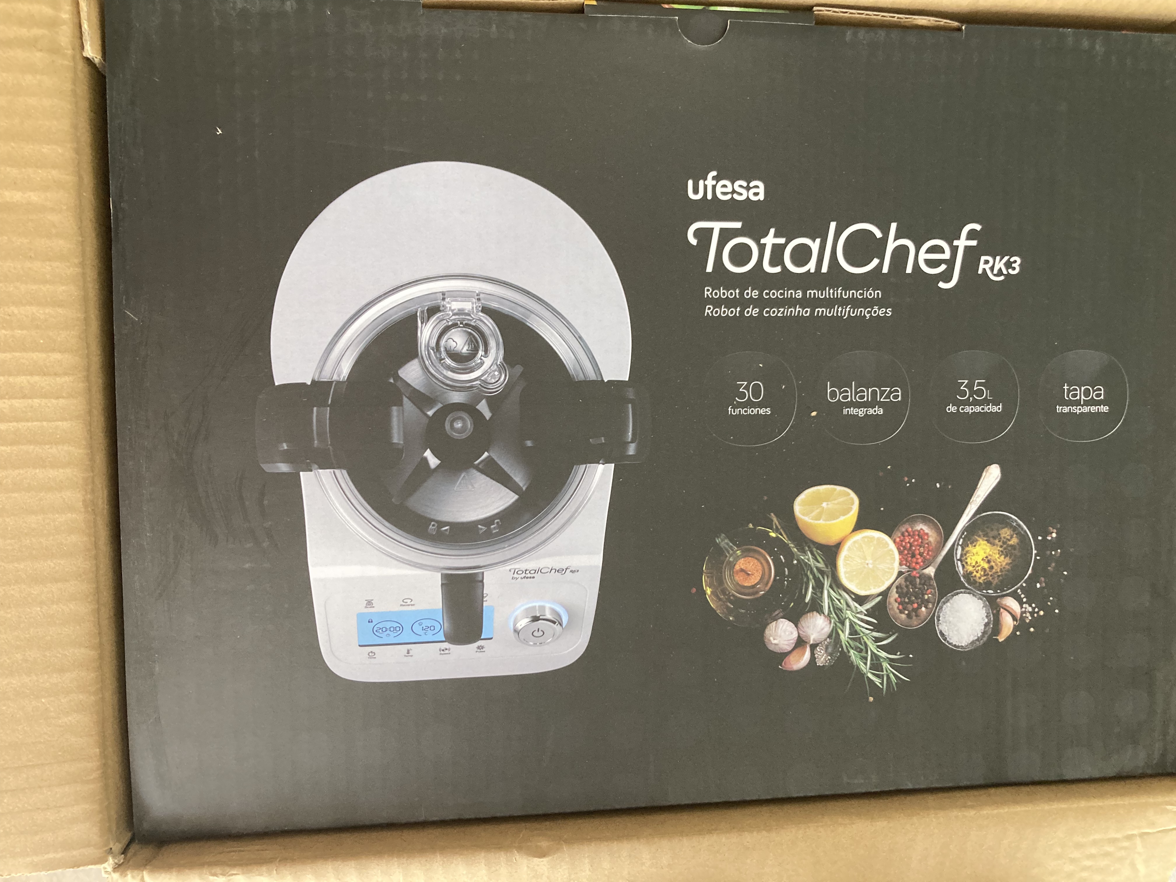Ufesa Totalchef RK3 robot da cucina 3,5 L 1600 W 30 funzioni