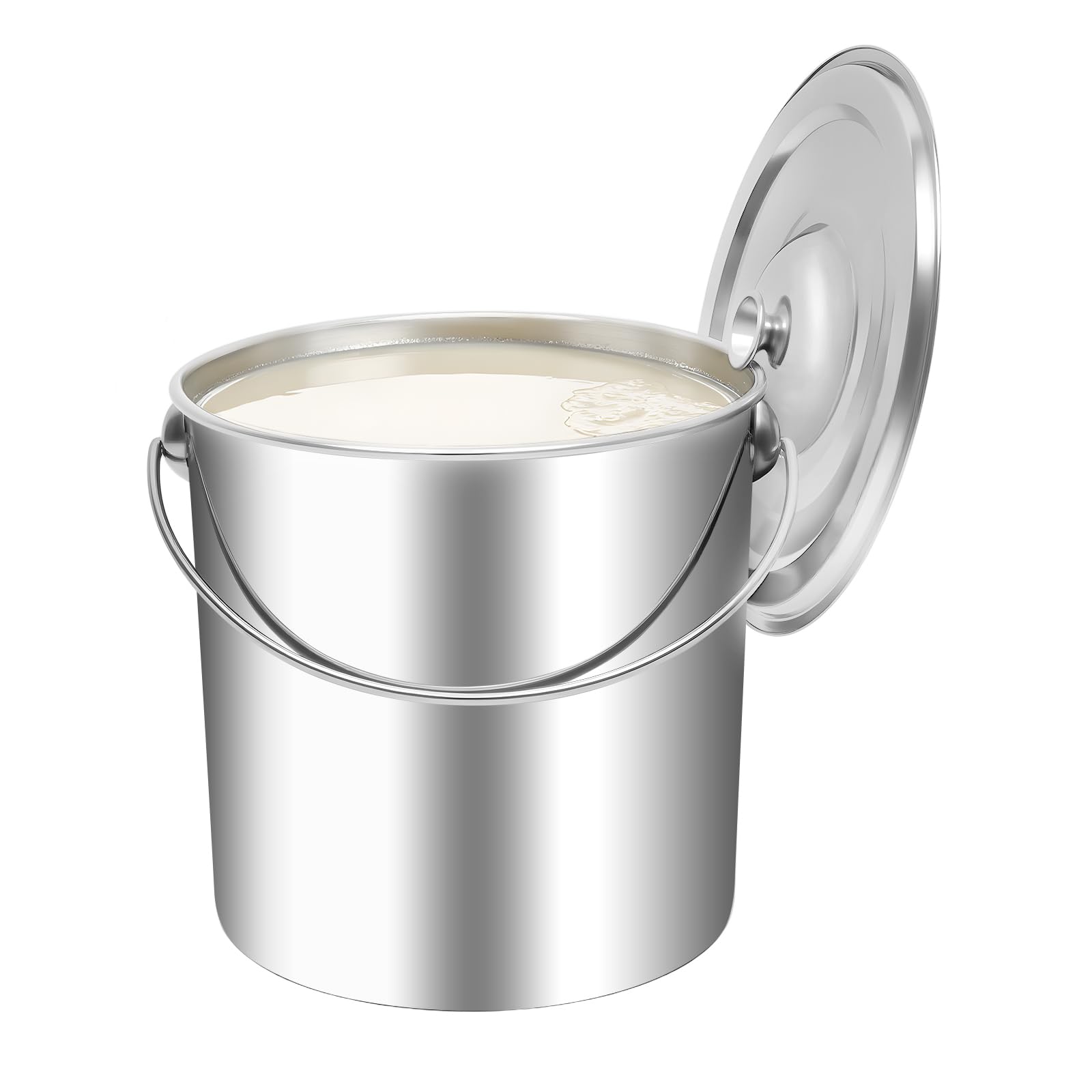 TiryyDrela Secchio Inox 304 18L Coperchio Ermetico