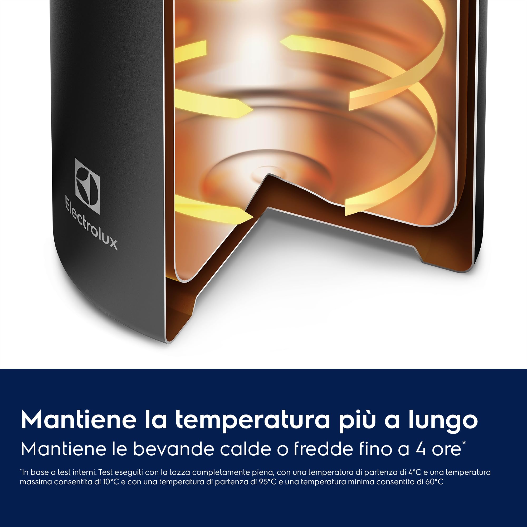 Electrolux ETHC02 tazza termica 560 ml grigio granito