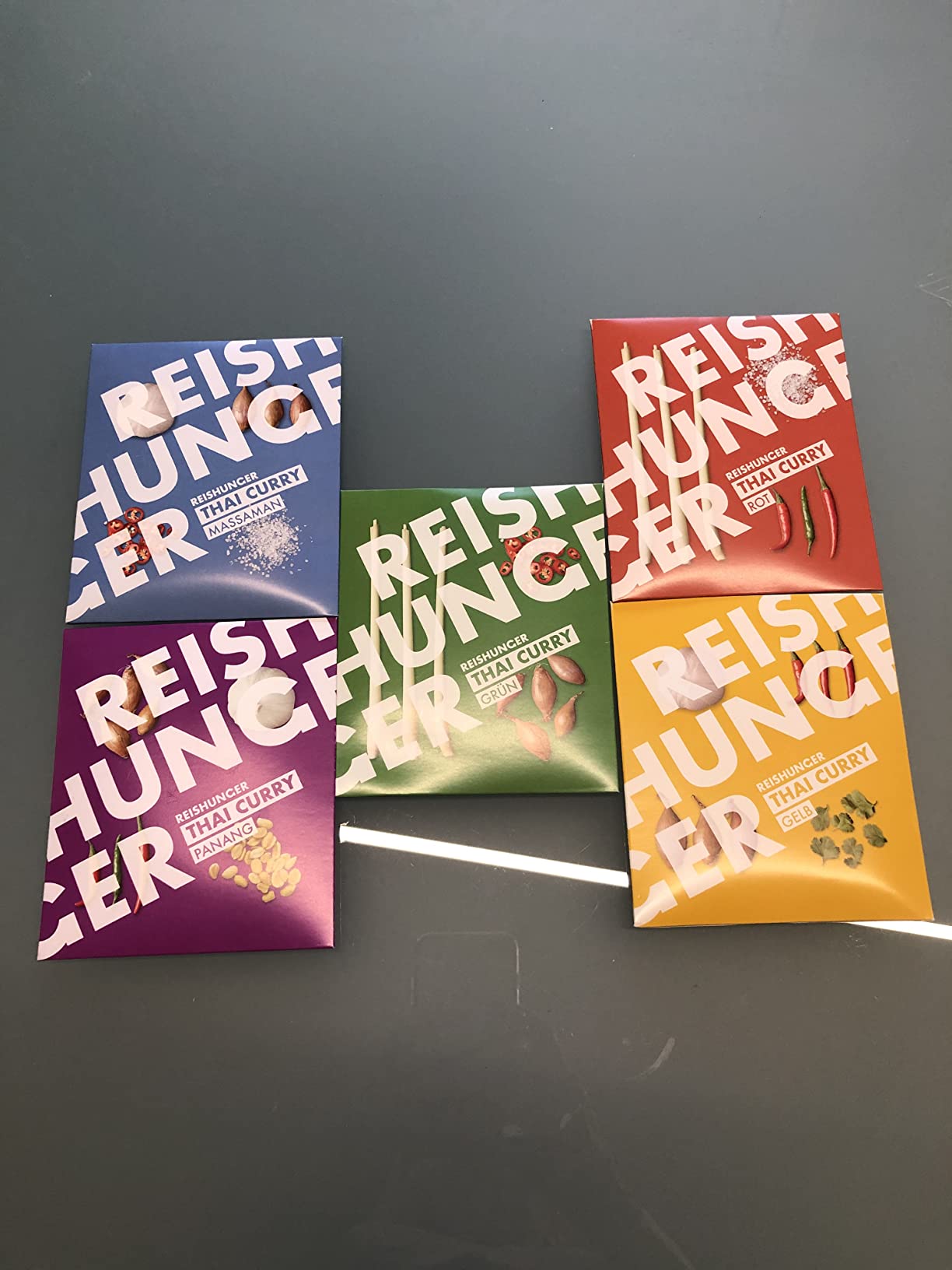 Reishunger pasta curry thai set 5x50 g vegano senza glutine