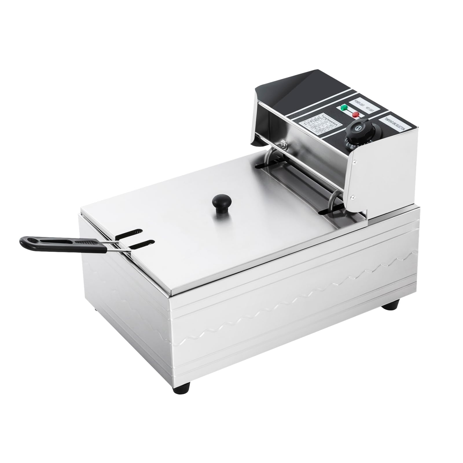 TiryyDrela friggitrice elettrica inox 6L 2500W 60-200°C