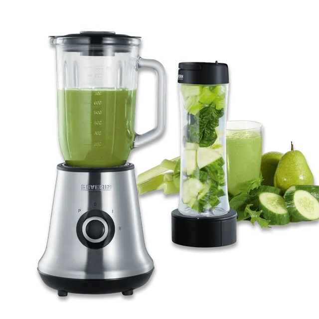 SEVO Mix & Go Frullatore 2 in 1 con bicchiere