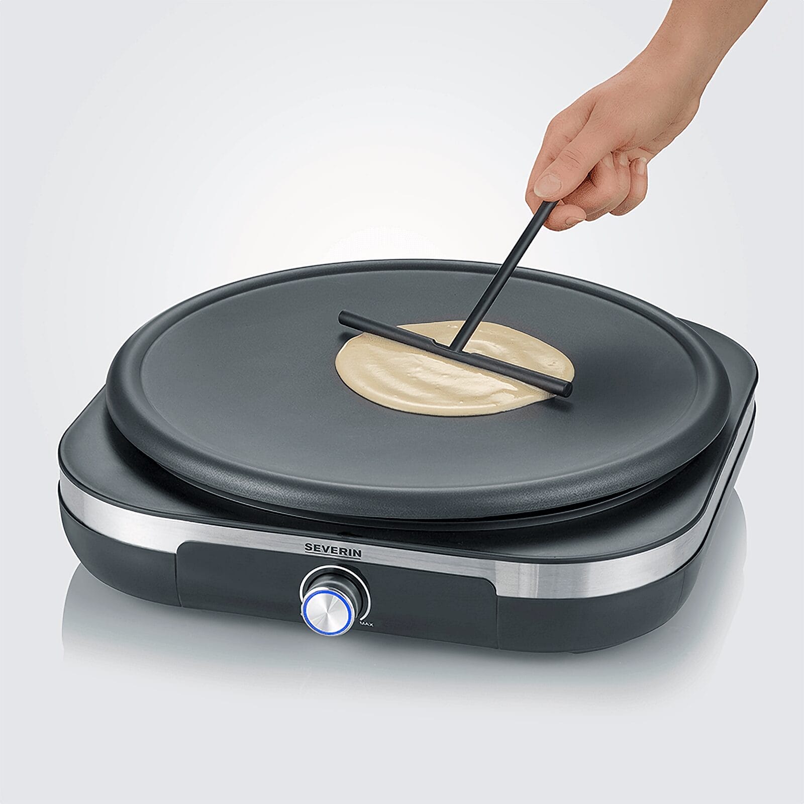 SEVO Crepes Maker Piastra Antiaderente XXL