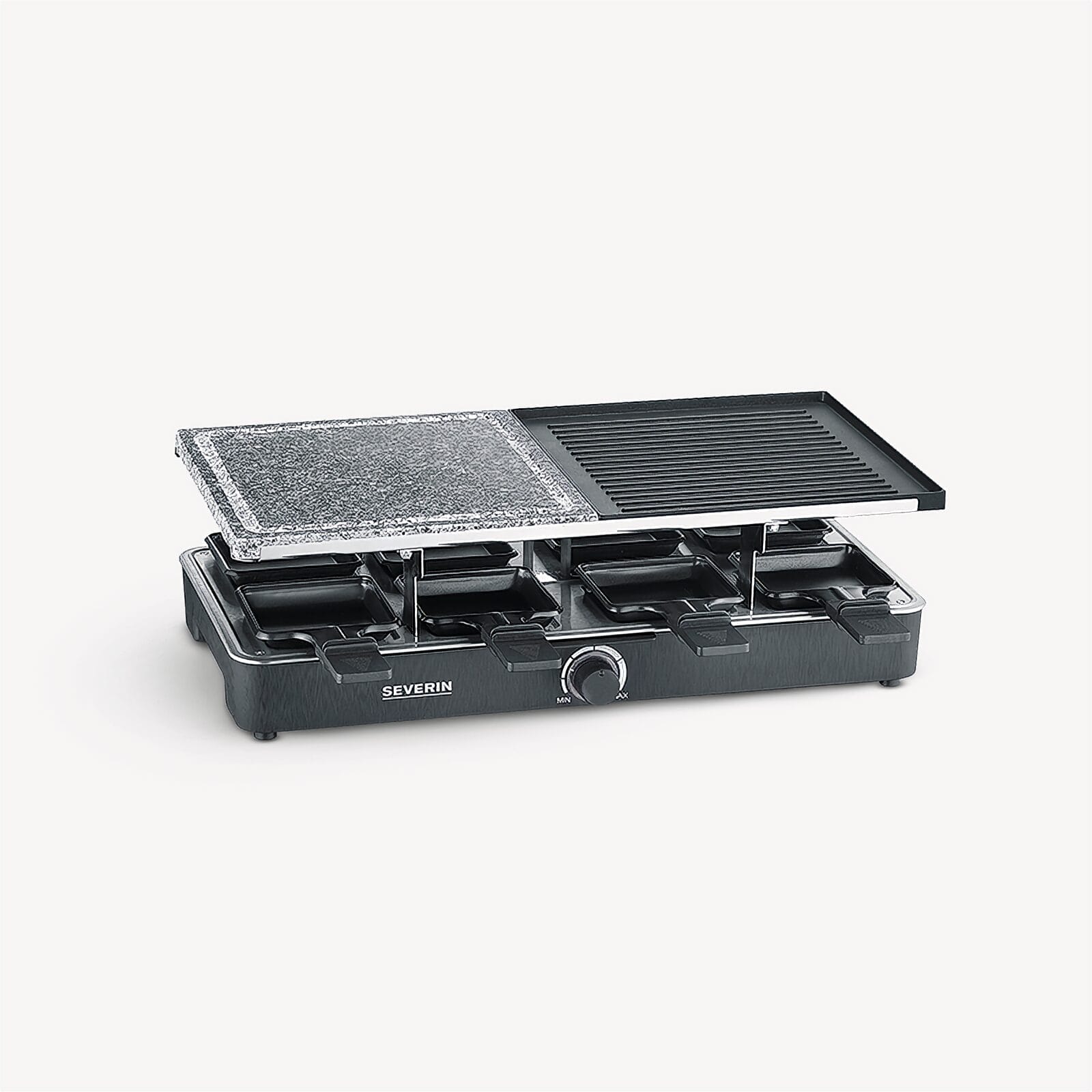 SEVO Raclette Grill Pietra Naturale 8 Padellini